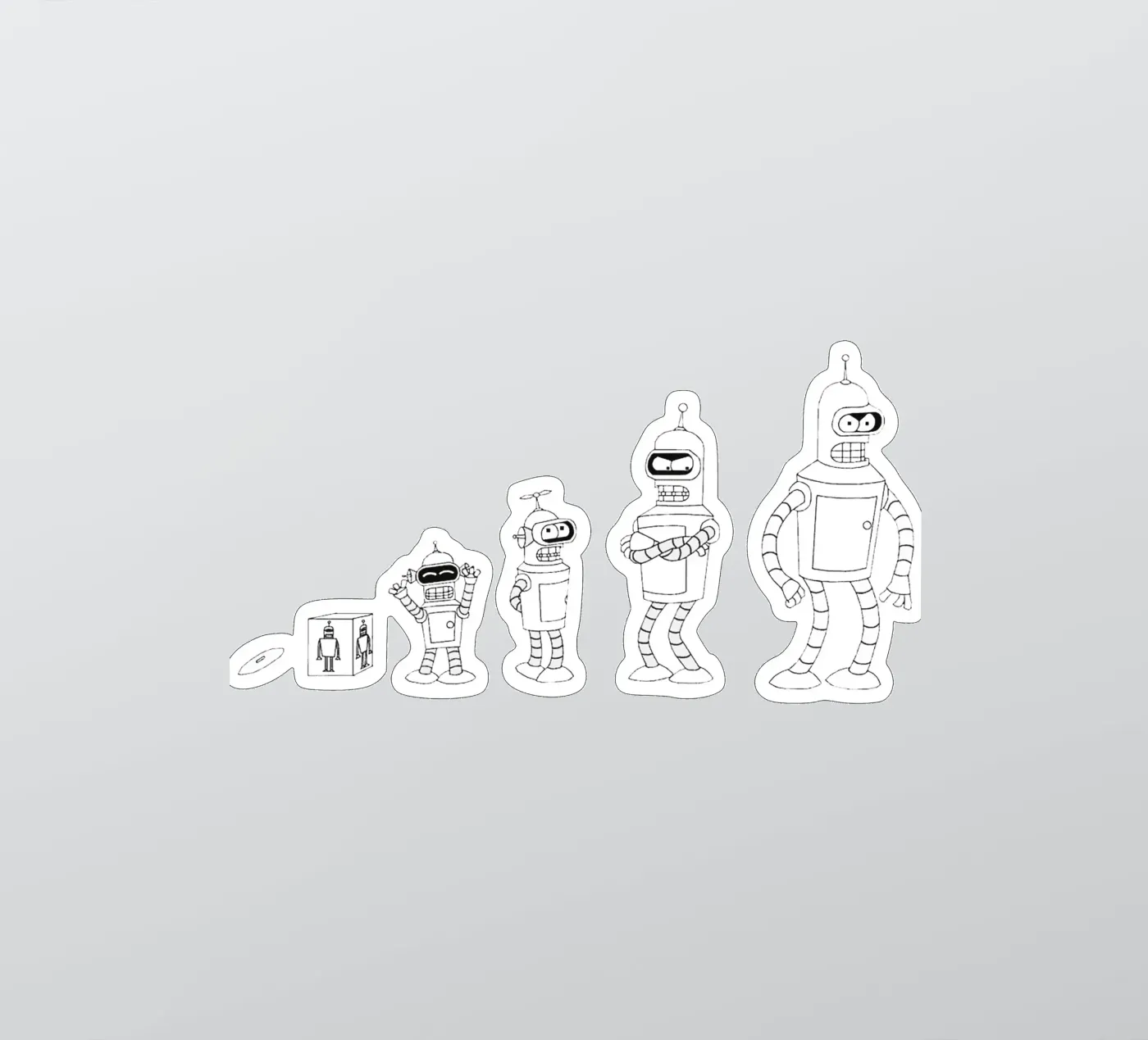 bendr robot evolution adesivo da Danielshop