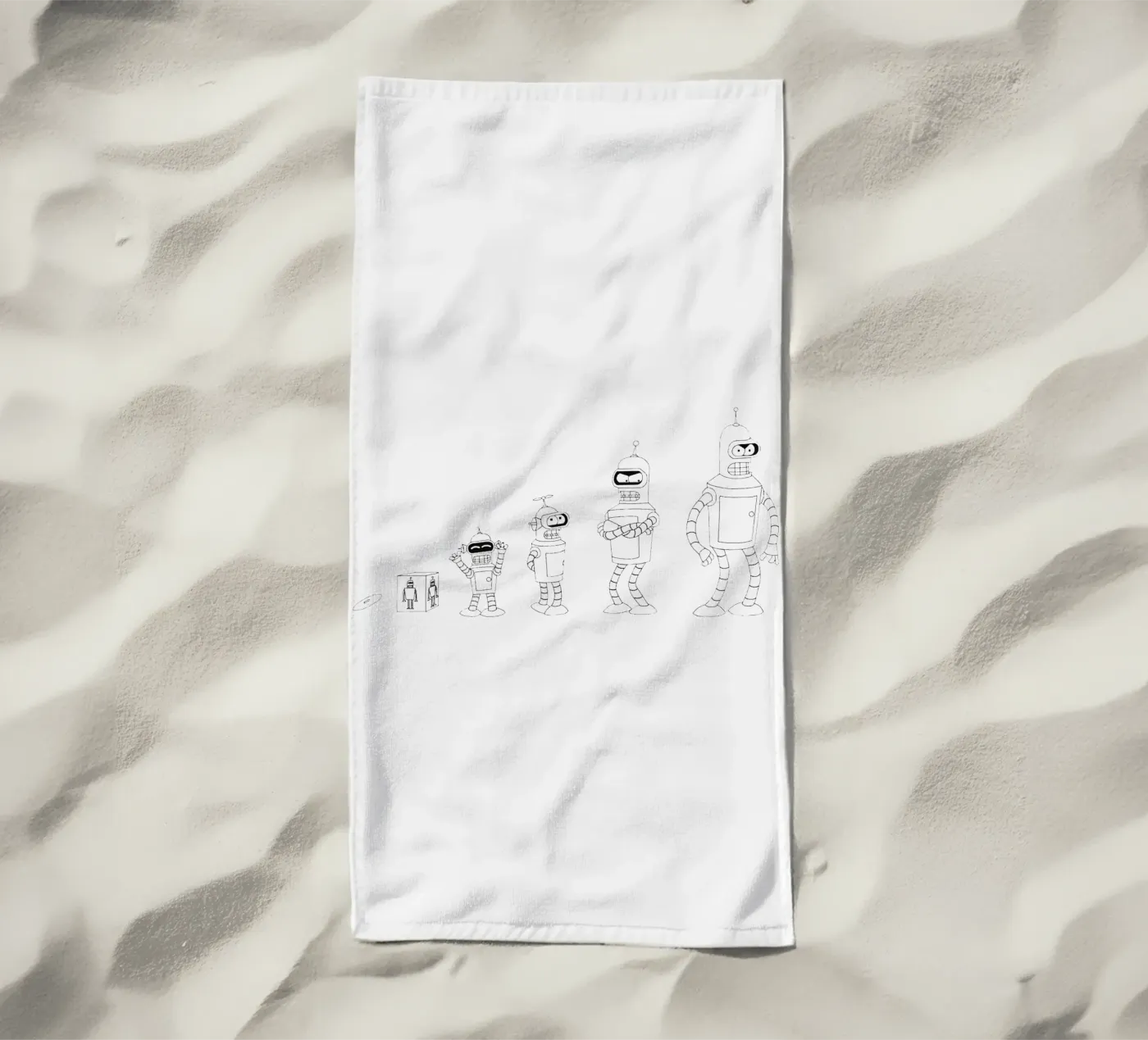 bendr robot evolution Strandtuch von Danielshop