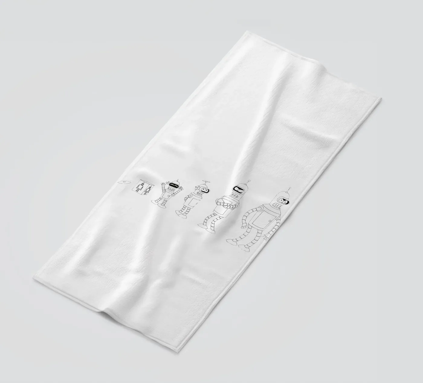 bendr robot evolution Strandtuch von Danielshop