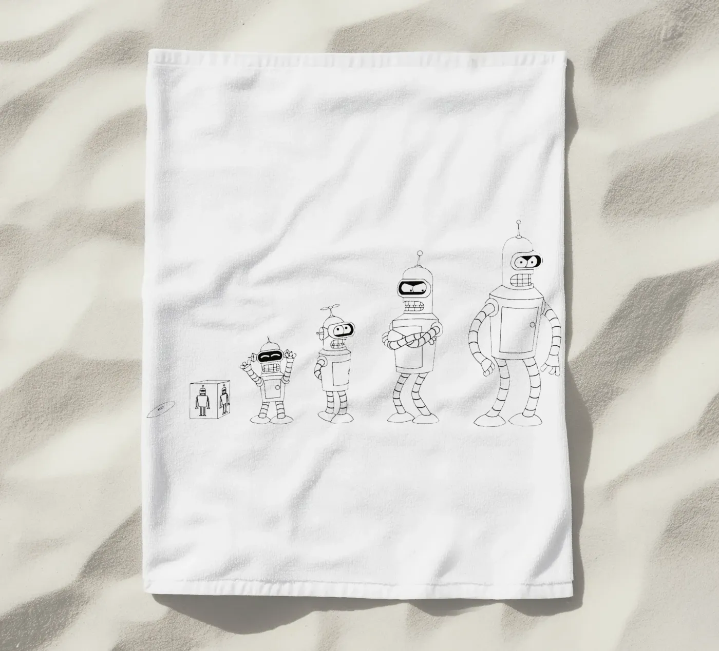 bendr robot evolution Strandtuch von Danielshop