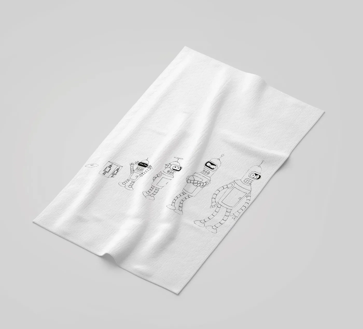 bendr robot evolution Strandtuch von Danielshop