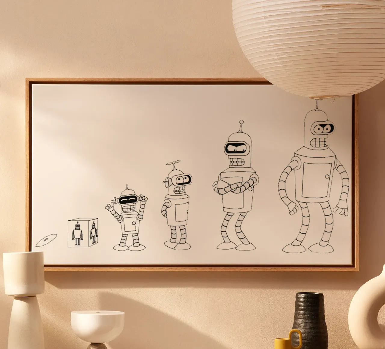 bendr robot evolution canvas by Danielshop