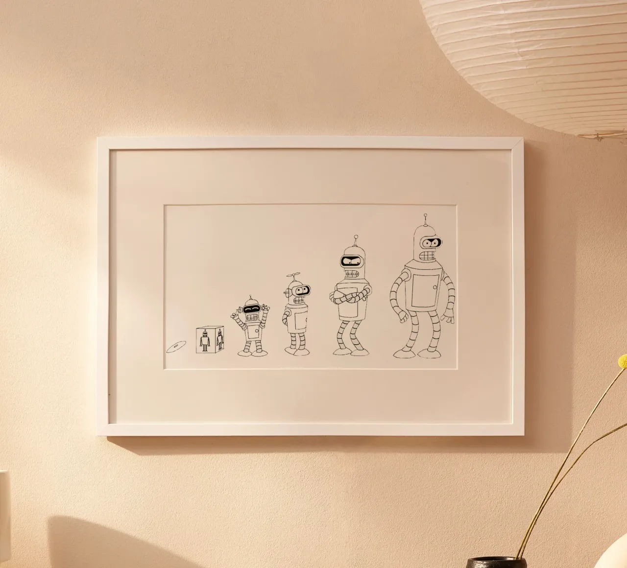 evoluzione del robot bendr carta hahnemühle da Danielshop