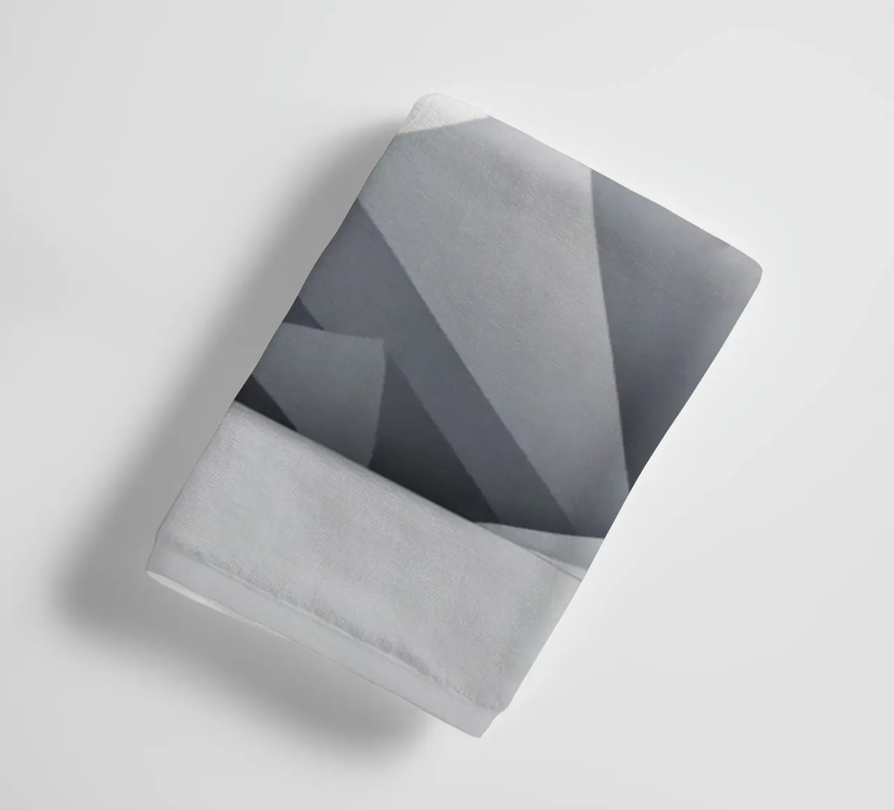 Geometric mountain landscape with sharp peaks and smooth towel by DesignDoodle