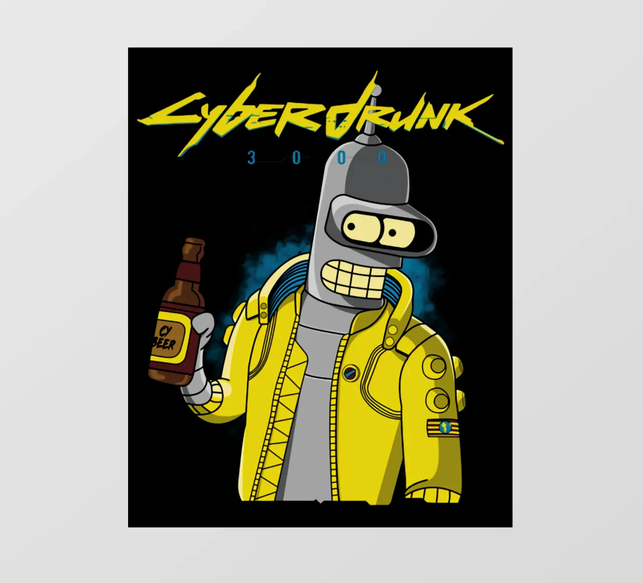 cyberdrunk 3000 pellicola backlit da Danielshop