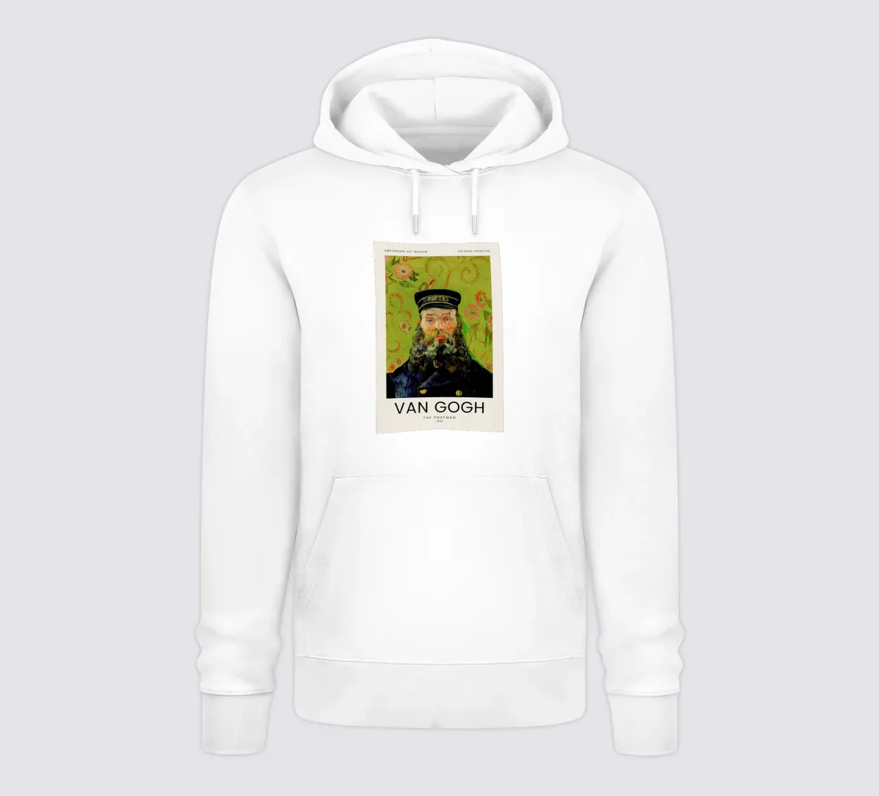 van Gogh - The Postman felpa con cappuccio da Vintage by JUNIQE