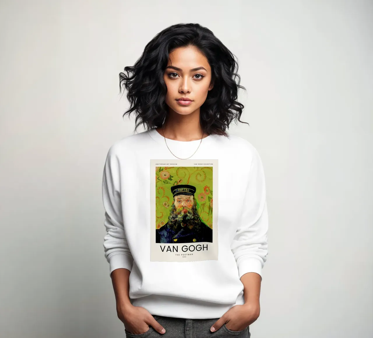 van Gogh - The Postman felpa da Vintage by JUNIQE