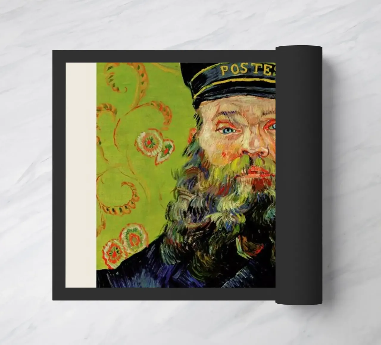 van Gogh - The Postman zerbino da Vintage by JUNIQE