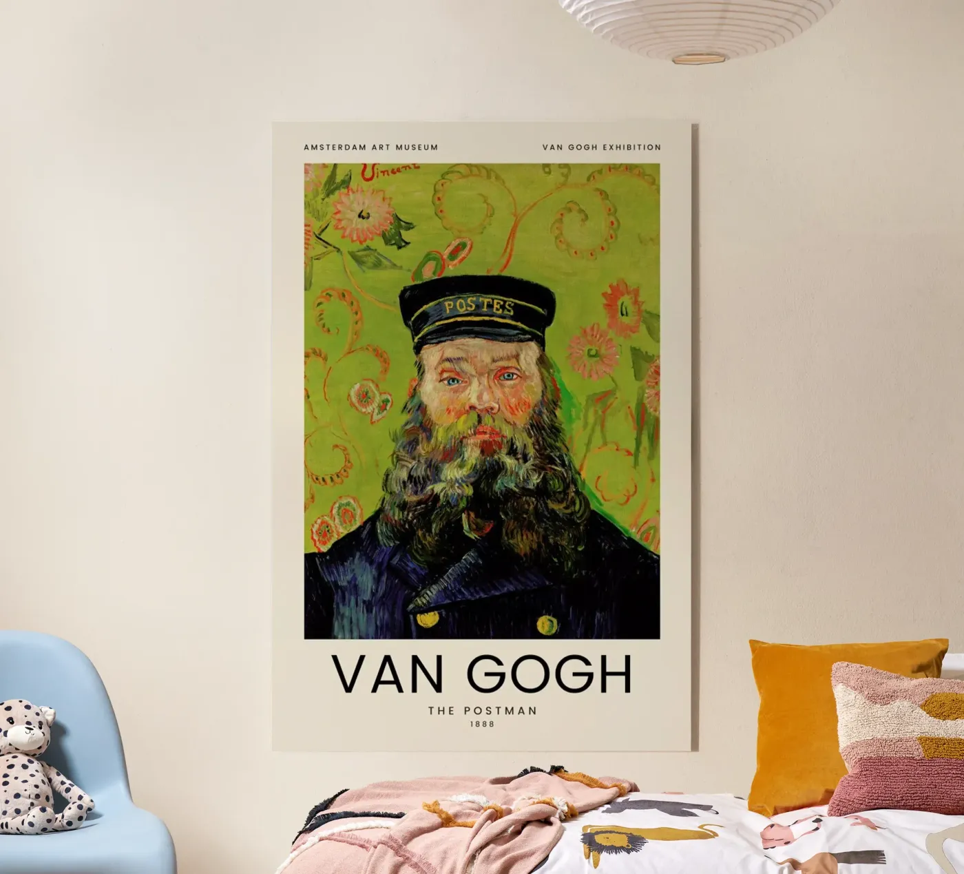 van Gogh - The Postman plexiglass da Vintage by JUNIQE