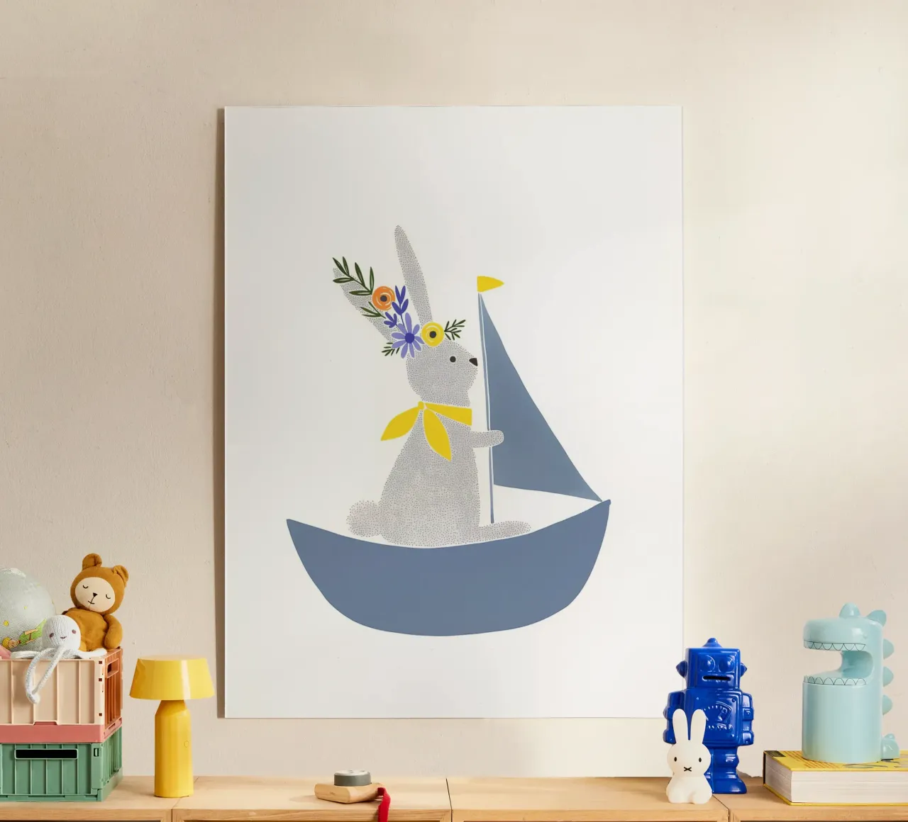 Divertimento a vela con una lepre plexiglass da Carinaprint