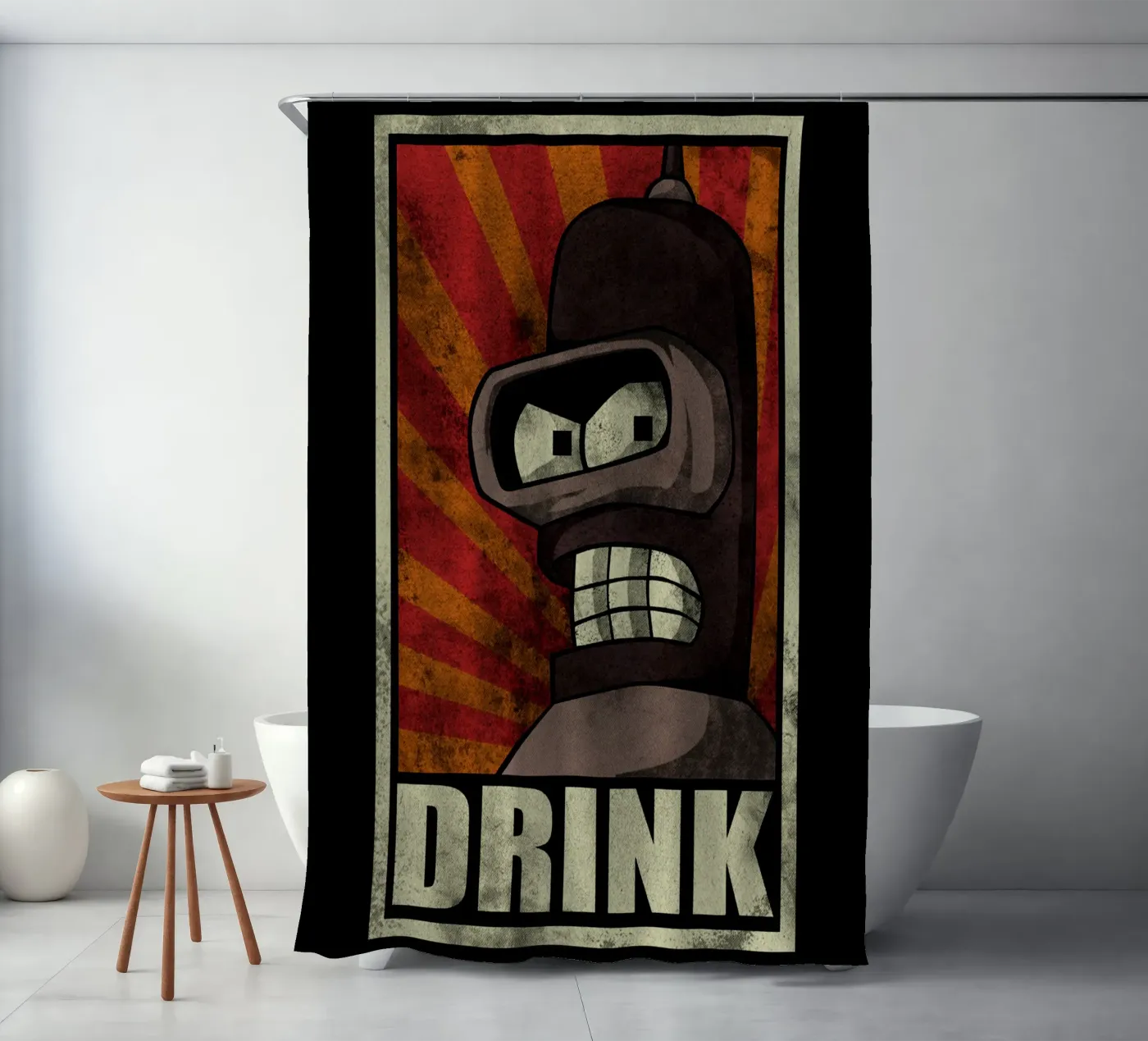 drank douchegordijn van Danielshop