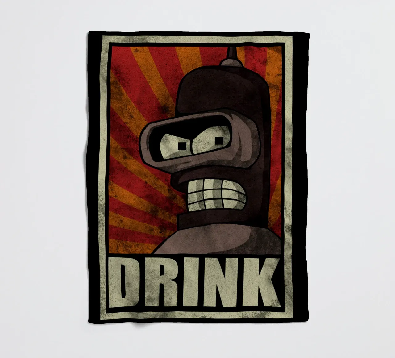 drank fleecedeken van Danielshop