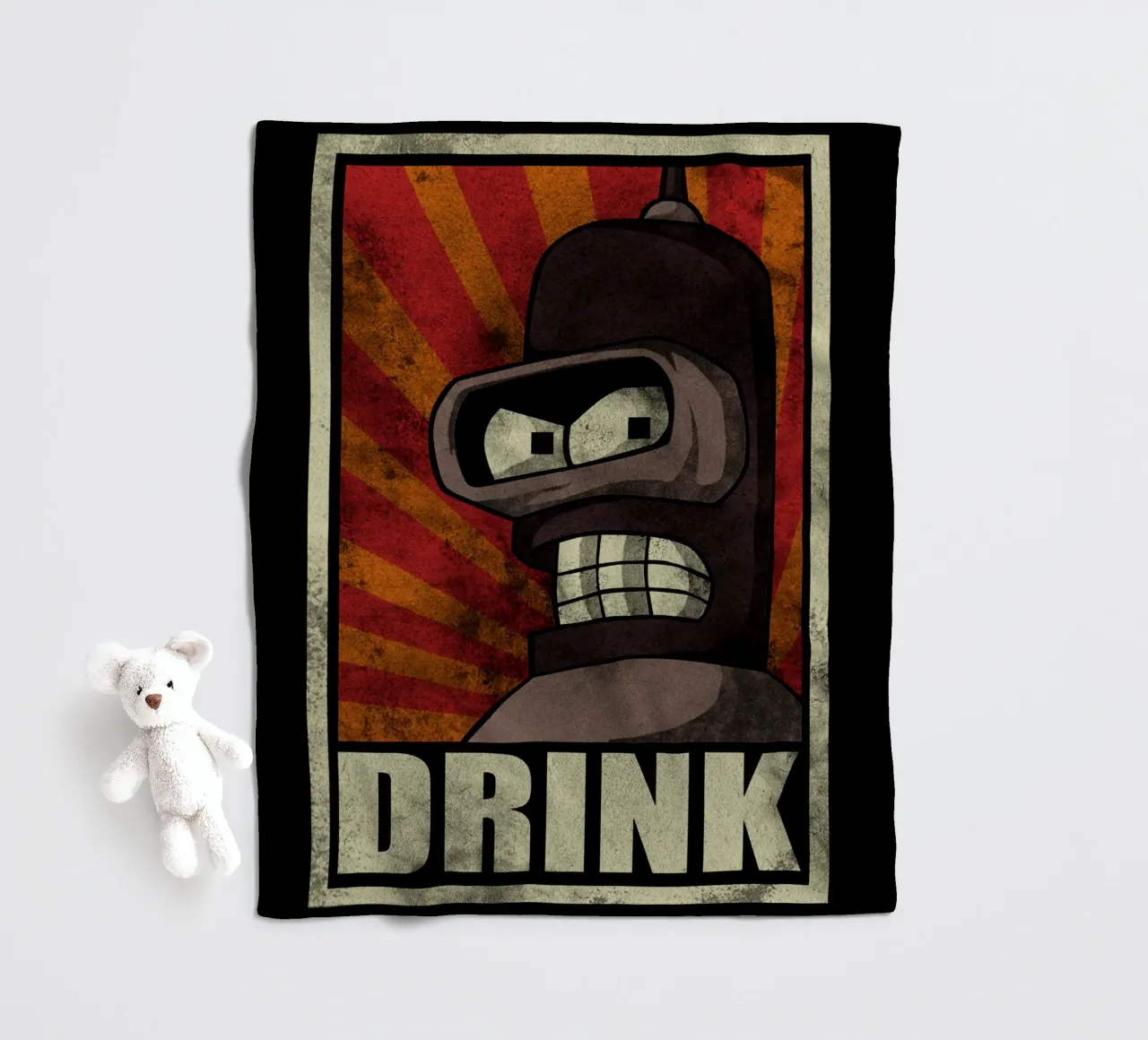 drank fleecedeken van Danielshop