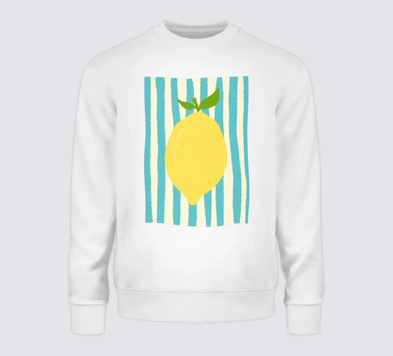 Zitrone Hellblau Sweatshirt von Studio Dolci