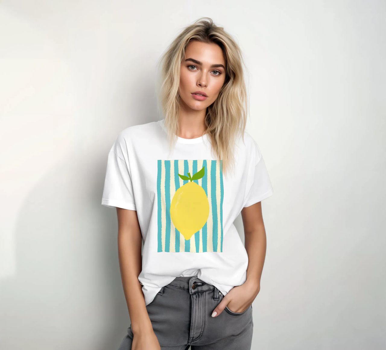 Zitrone Hellblau t-shirt da Studio Dolci