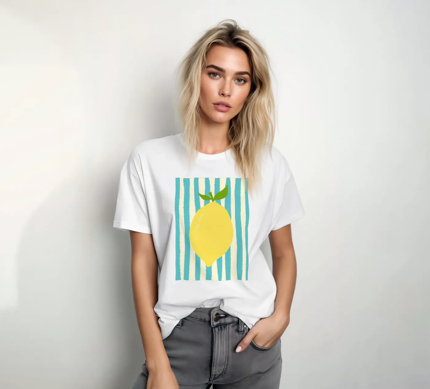 Zitrone Hellblau t-shirt da Studio Dolci