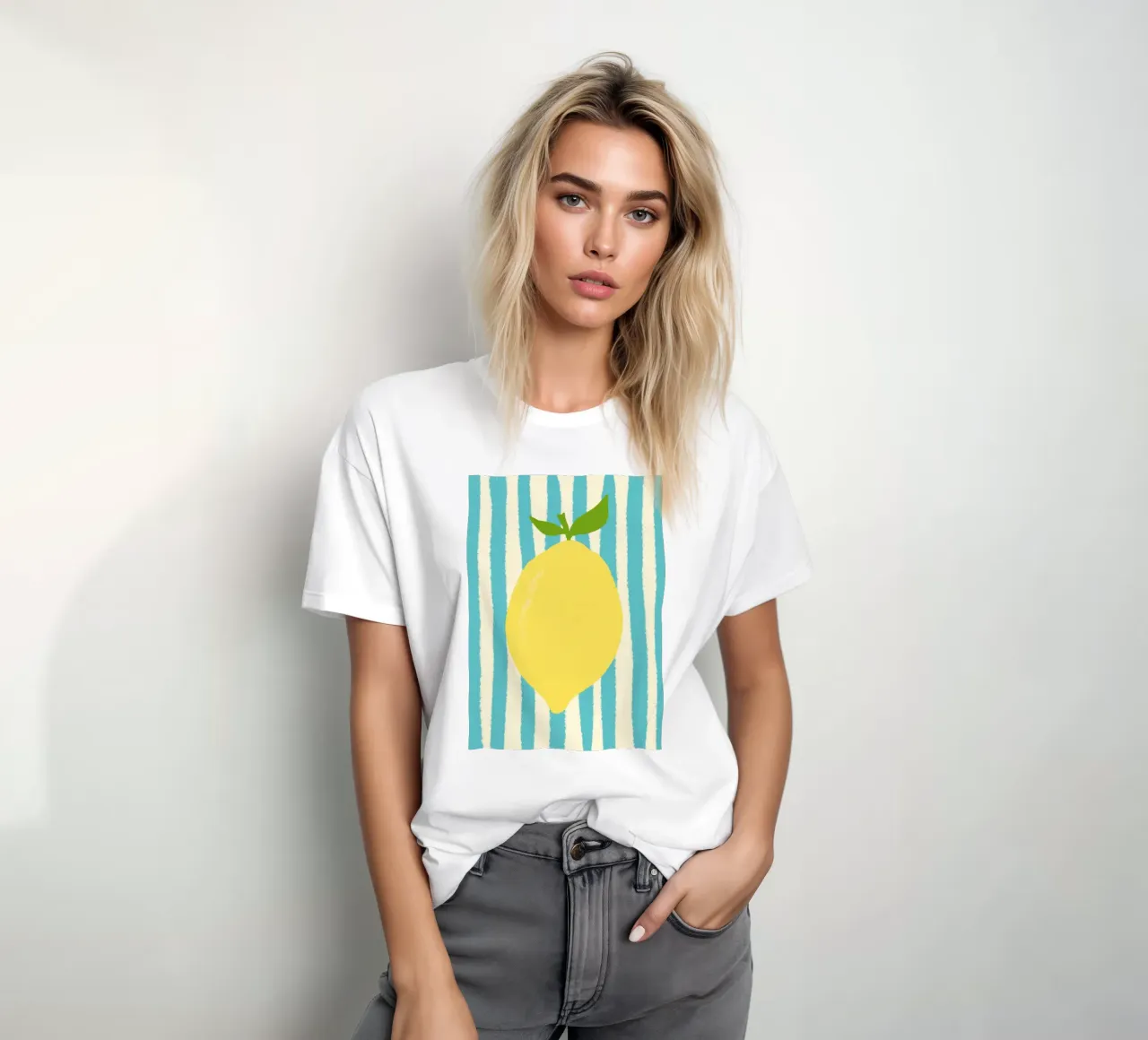 Zitrone Hellblau camiseta de Studio Dolci