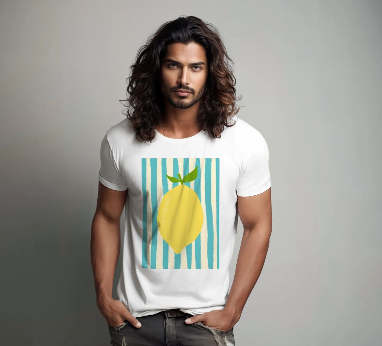 Zitrone Hellblau t-shirt da Studio Dolci