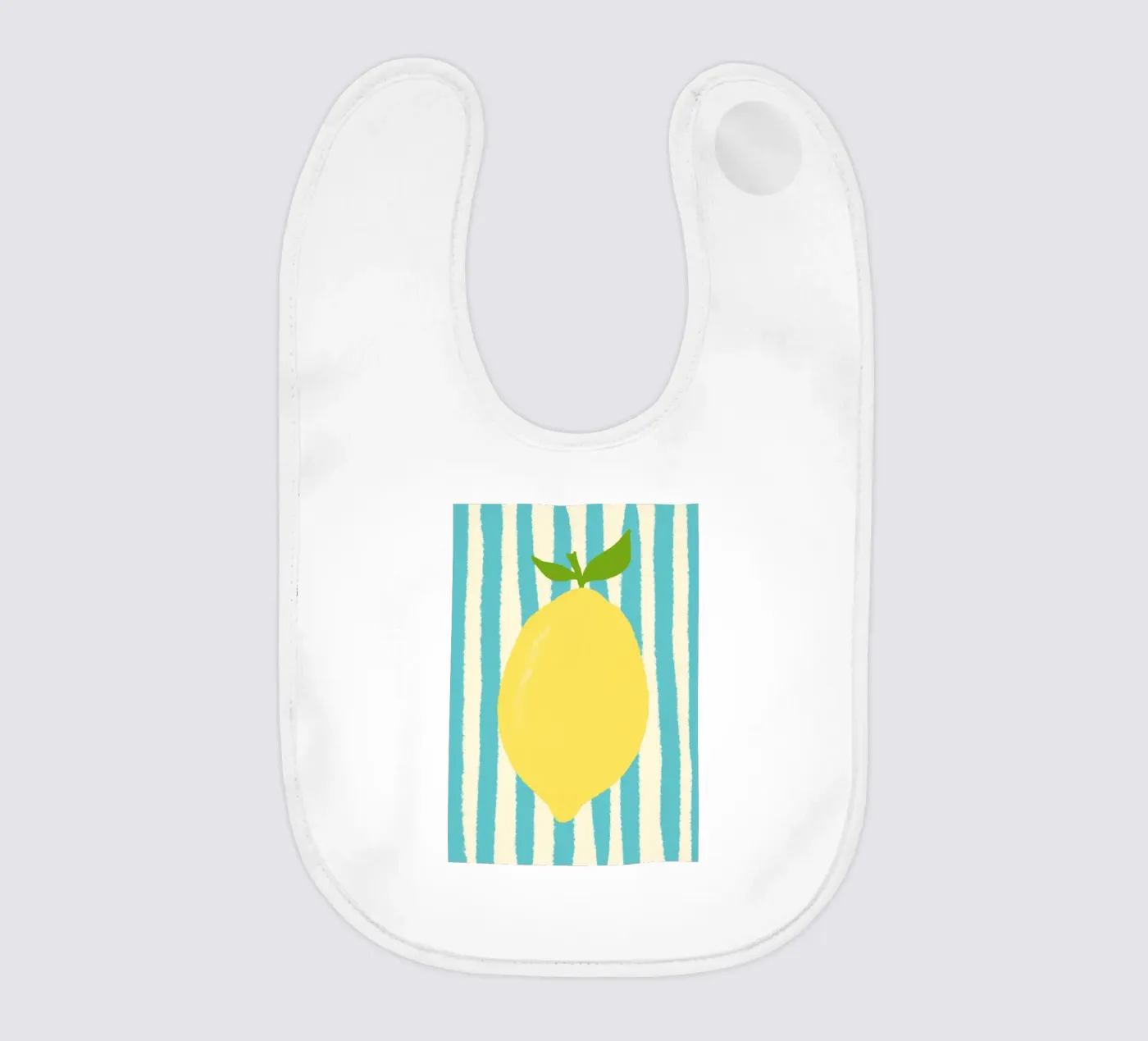 Zitrone Hellblau Babylätzchen von Studio Dolci