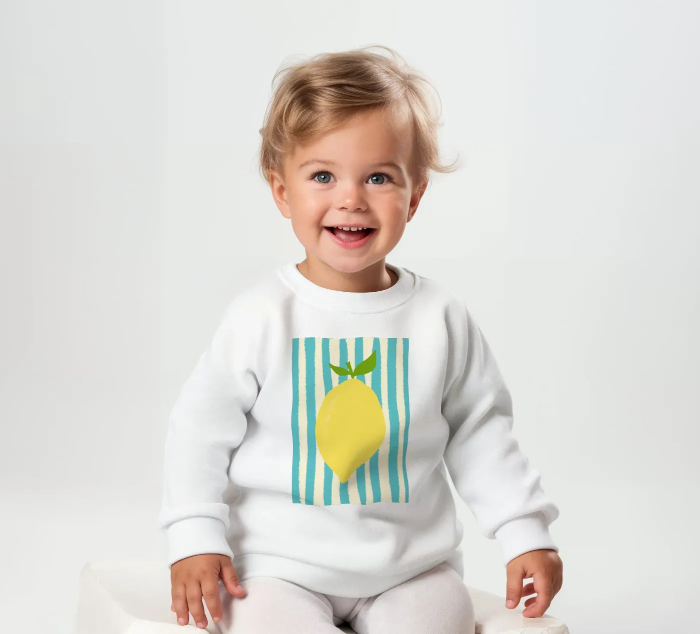 Zitrone Hellblau sweat pour bébé de Studio Dolci
