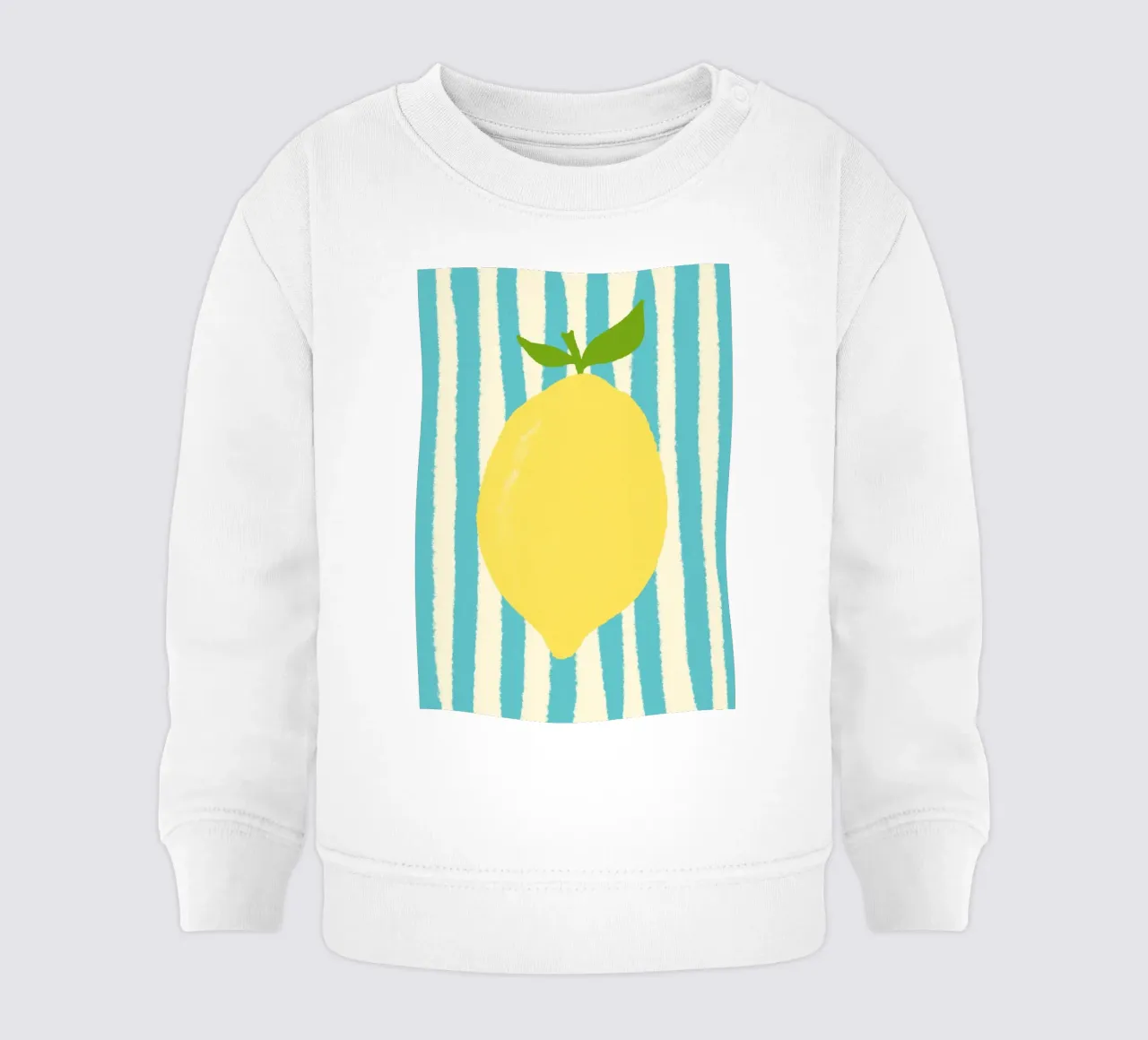 Zitrone Hellblau Baby Sweatshirt von Studio Dolci