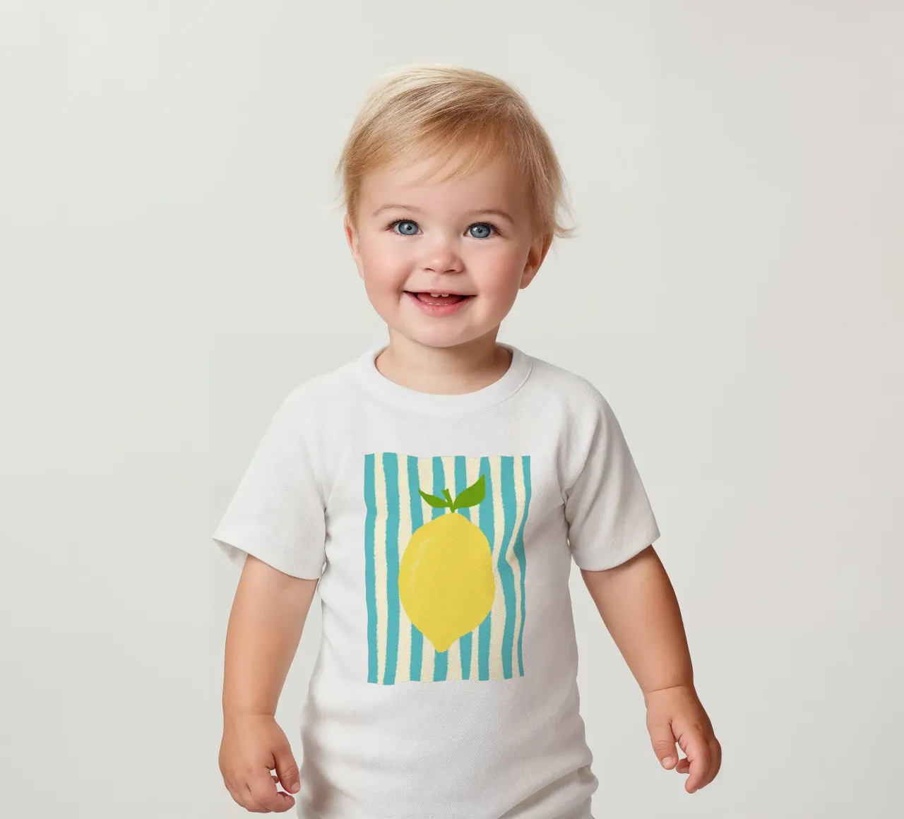 Zitrone Hellblau maglietta neonato da Studio Dolci