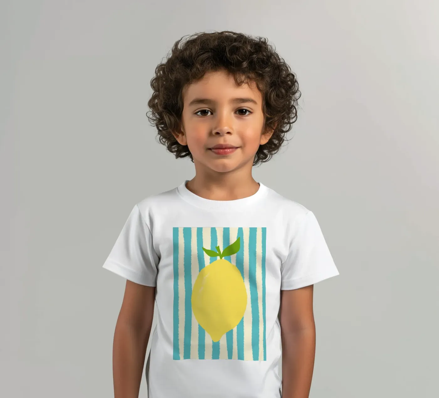 Zitrone Hellblau kinder t-shirt van Studio Dolci