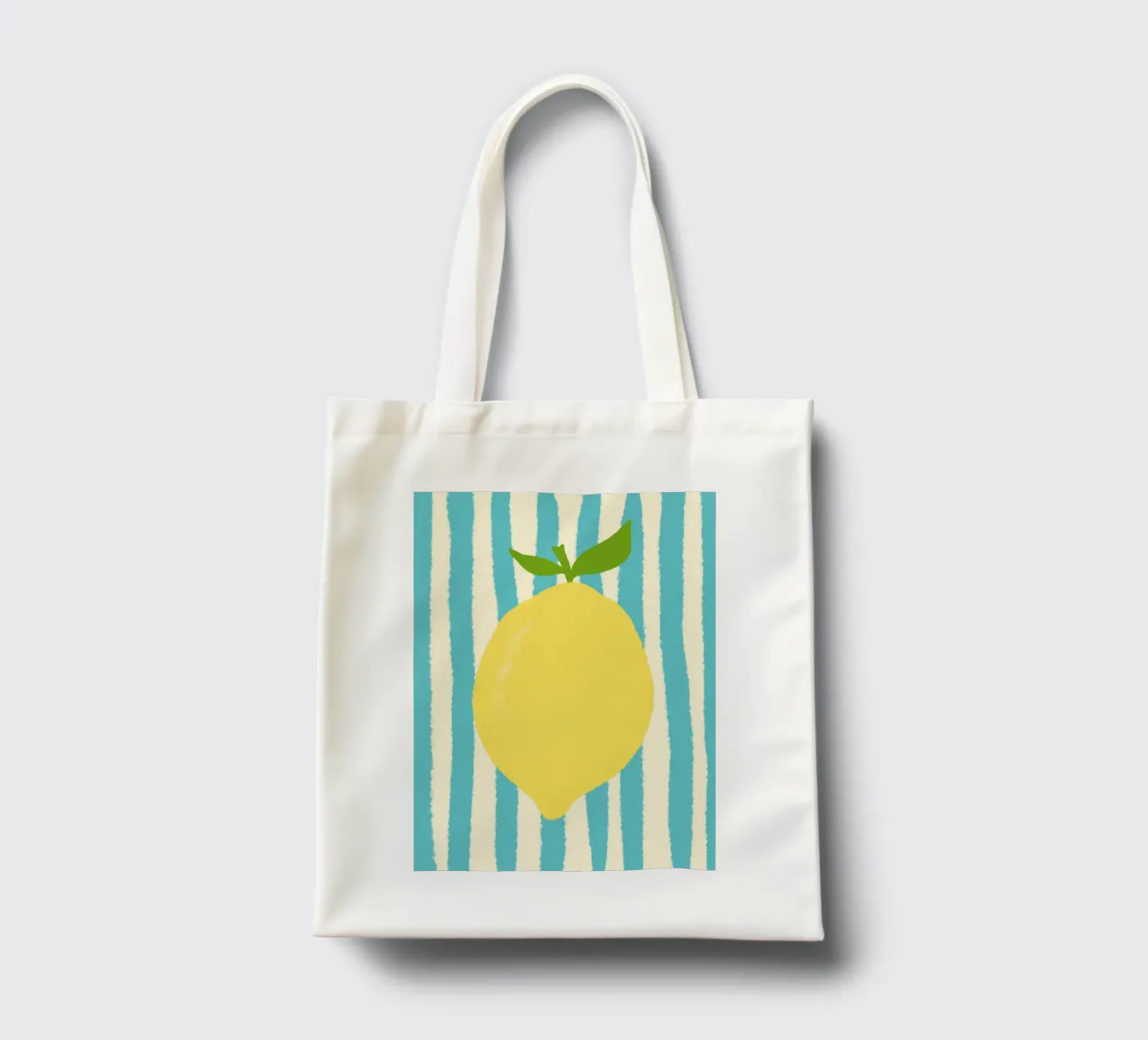 Zitrone Hellblau tote bag by Studio Dolci