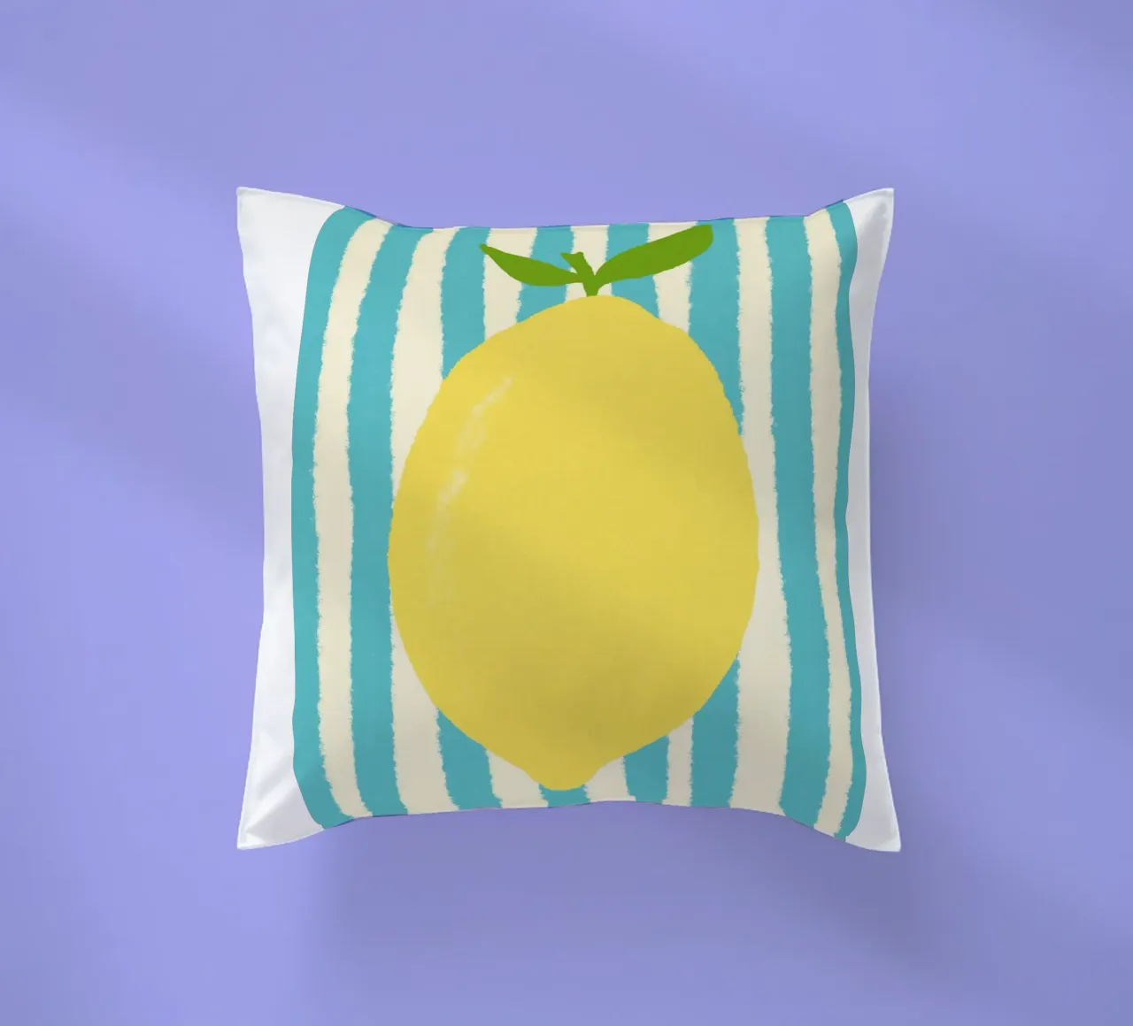 Zitrone Hellblau kussen van Studio Dolci