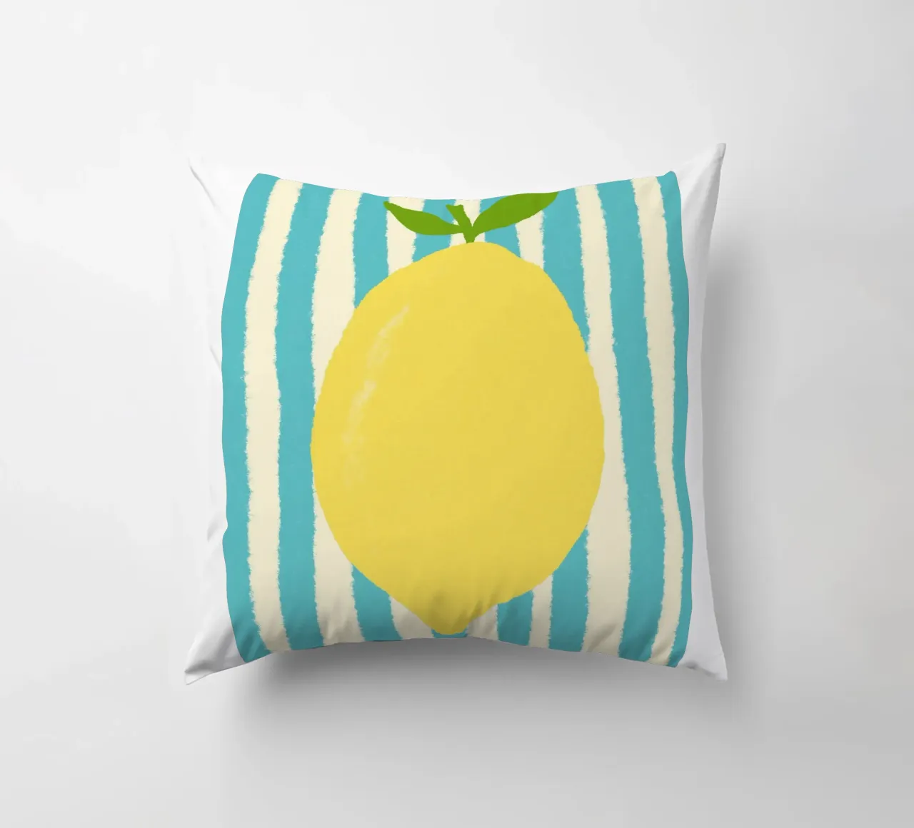 Zitrone Hellblau kussen van Studio Dolci