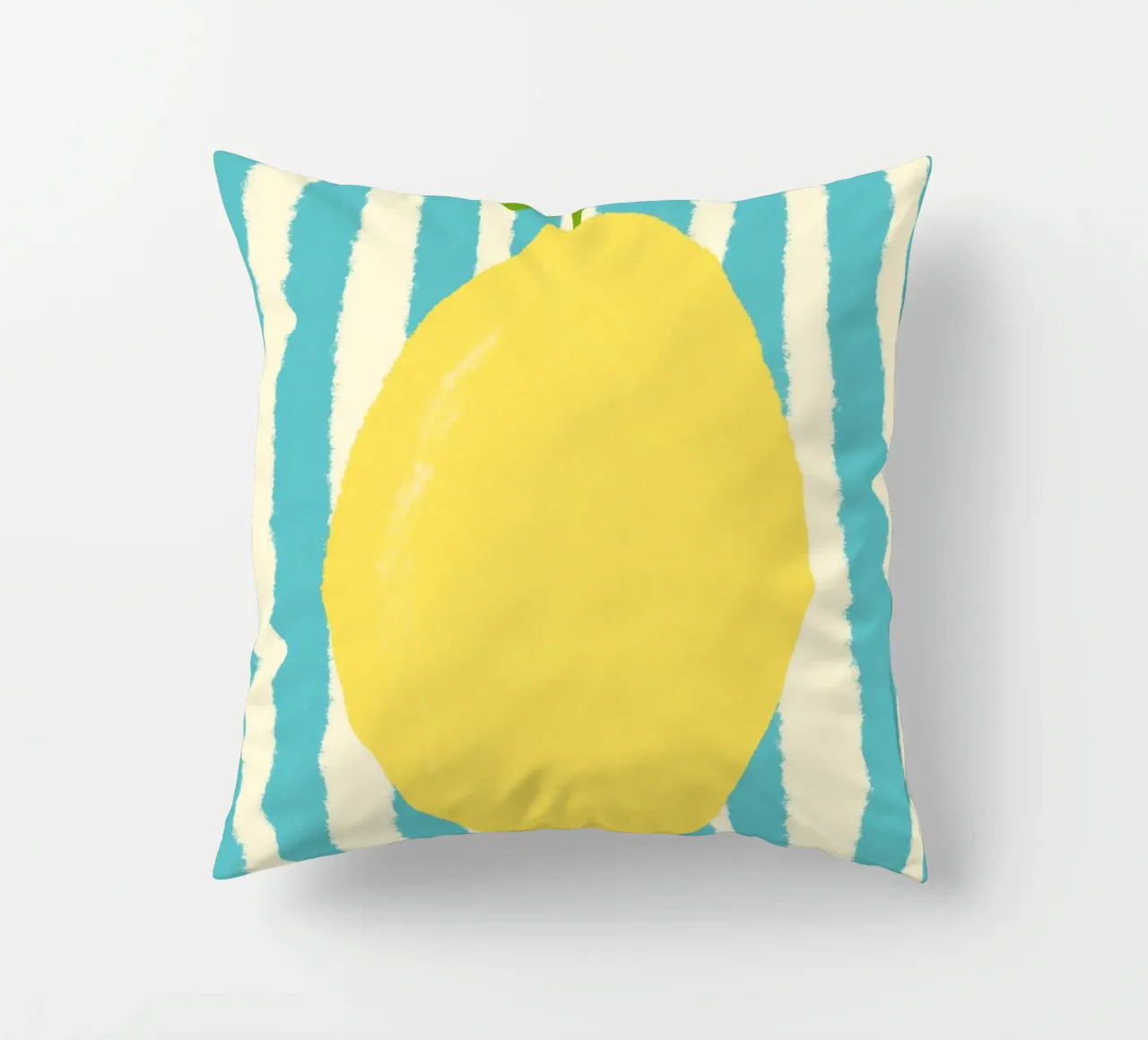 Zitrone Hellblau kussen van Studio Dolci