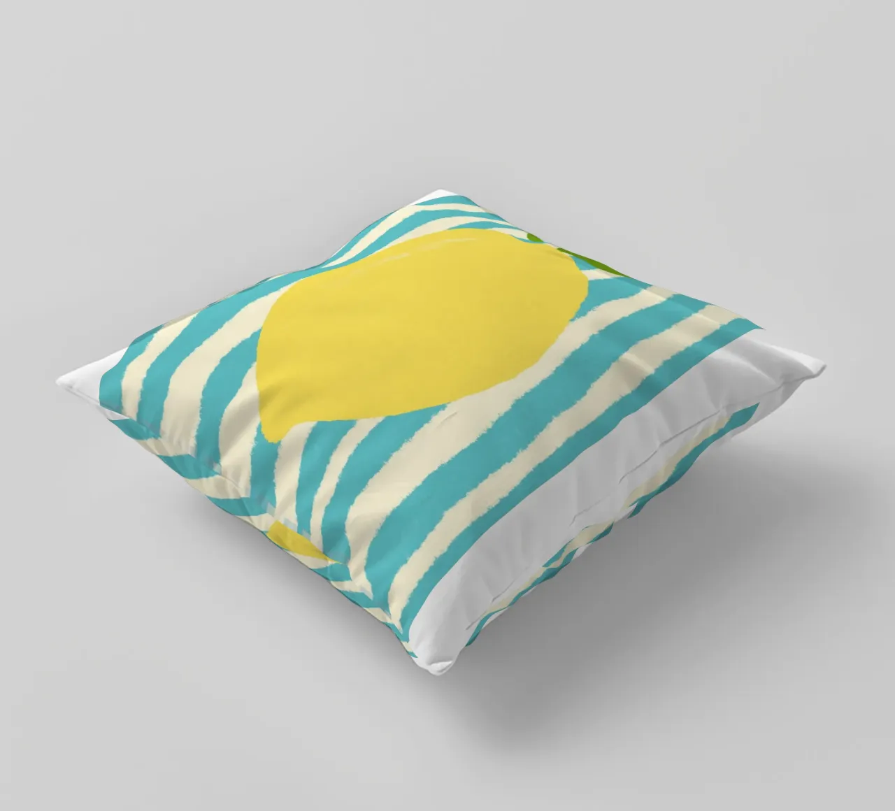 Zitrone Hellblau kussen van Studio Dolci