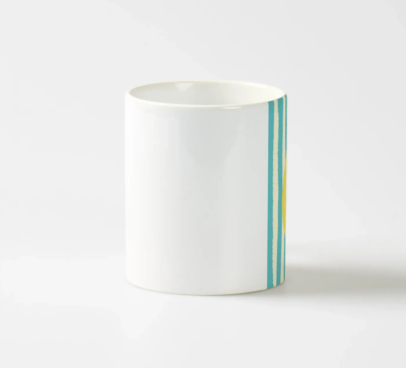 Zitrone Hellblau ceramic mug by Studio Dolci