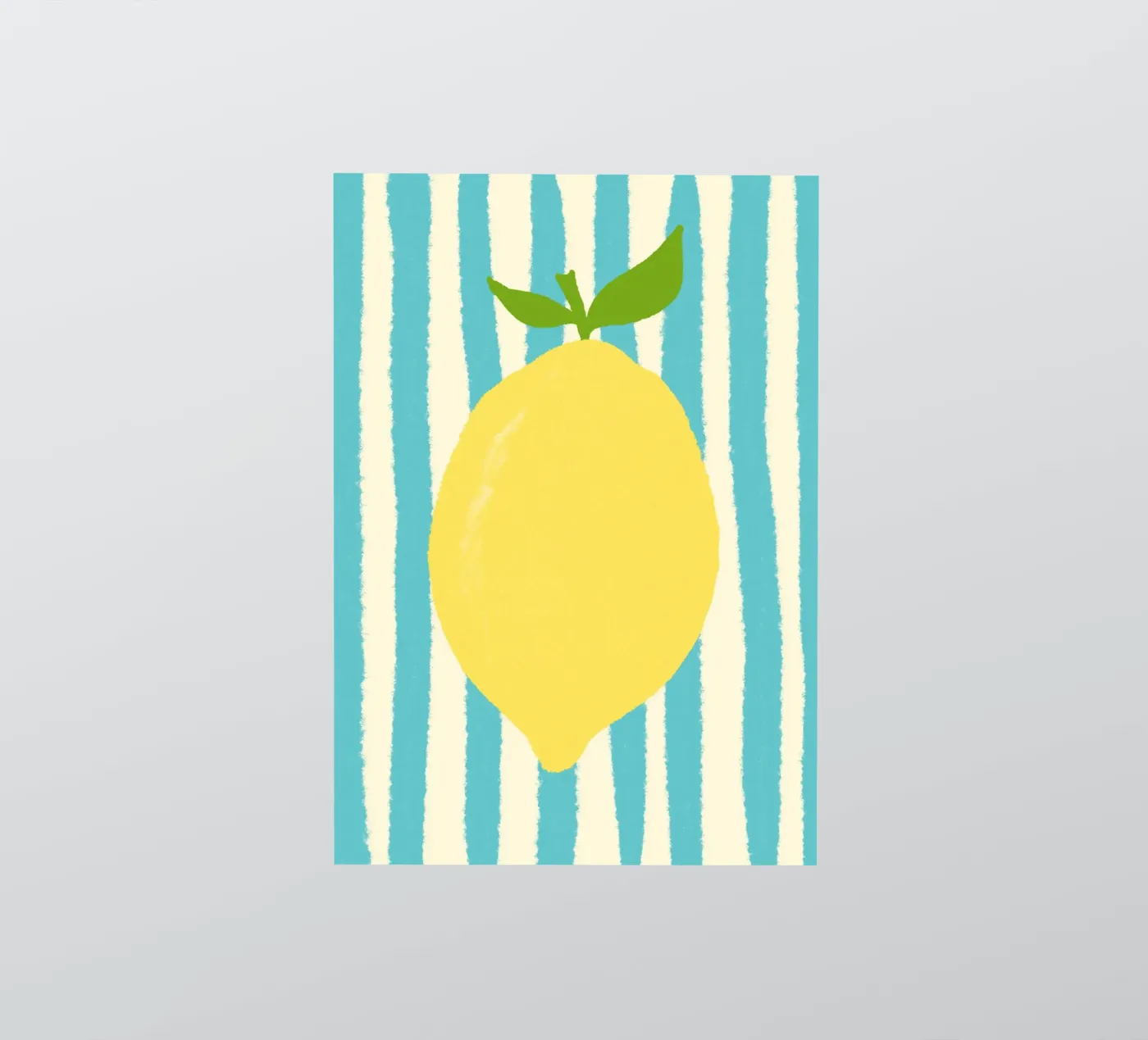 Zitrone Hellblau sticker by Studio Dolci