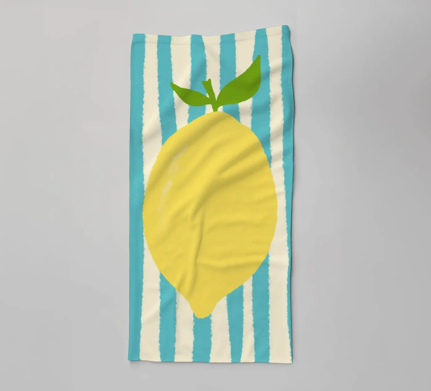 Zitrone Hellblau badhanddoek van Studio Dolci