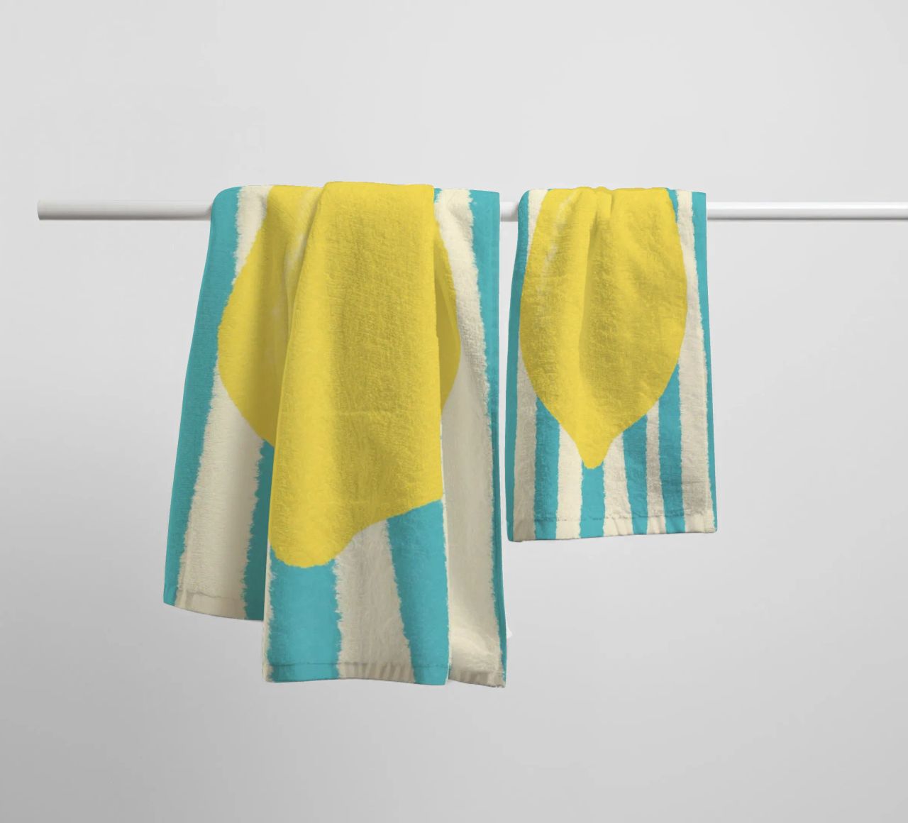 Zitrone Hellblau asciugamano da bagno da Studio Dolci