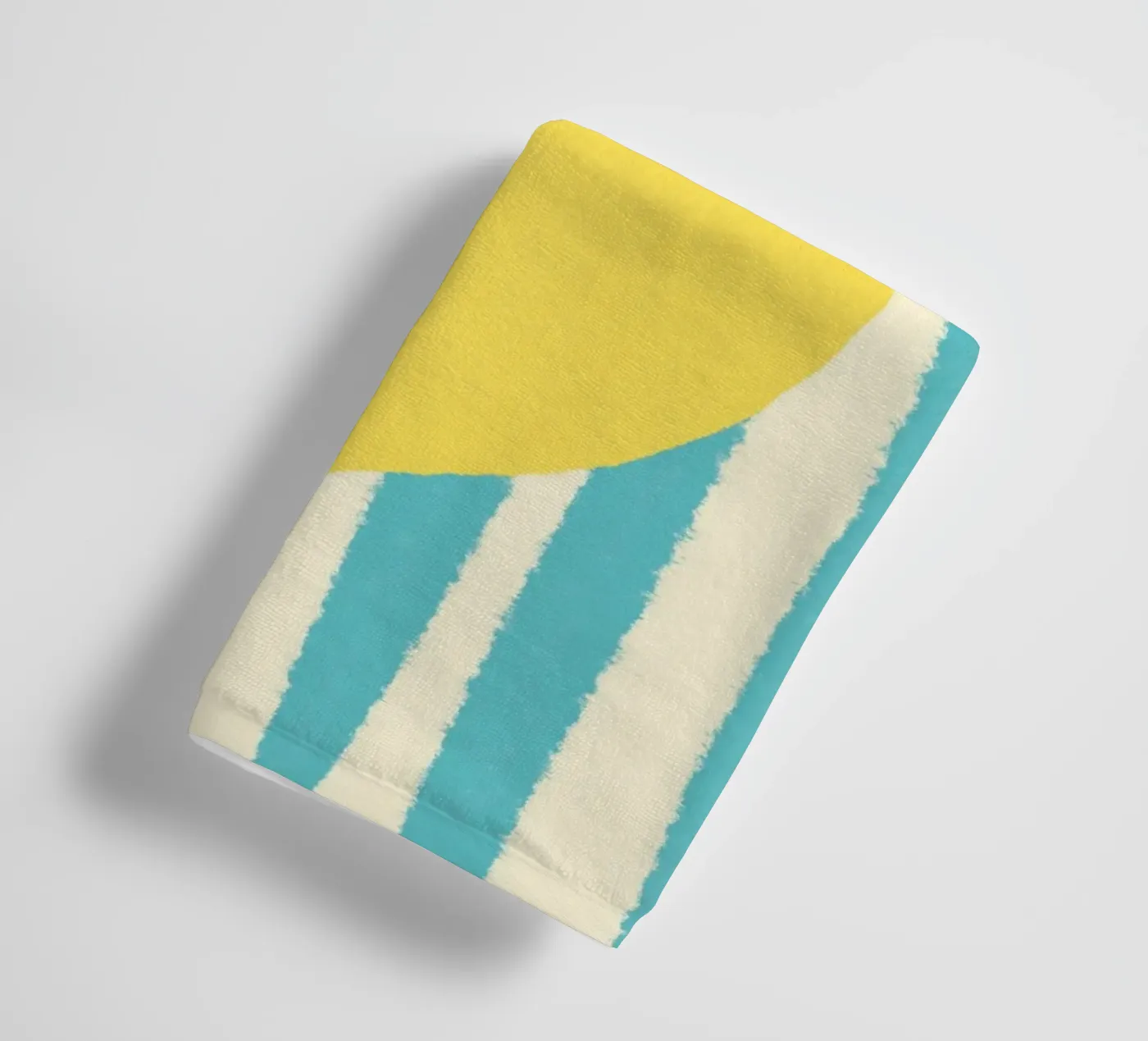 Zitrone Hellblau badhanddoek van Studio Dolci