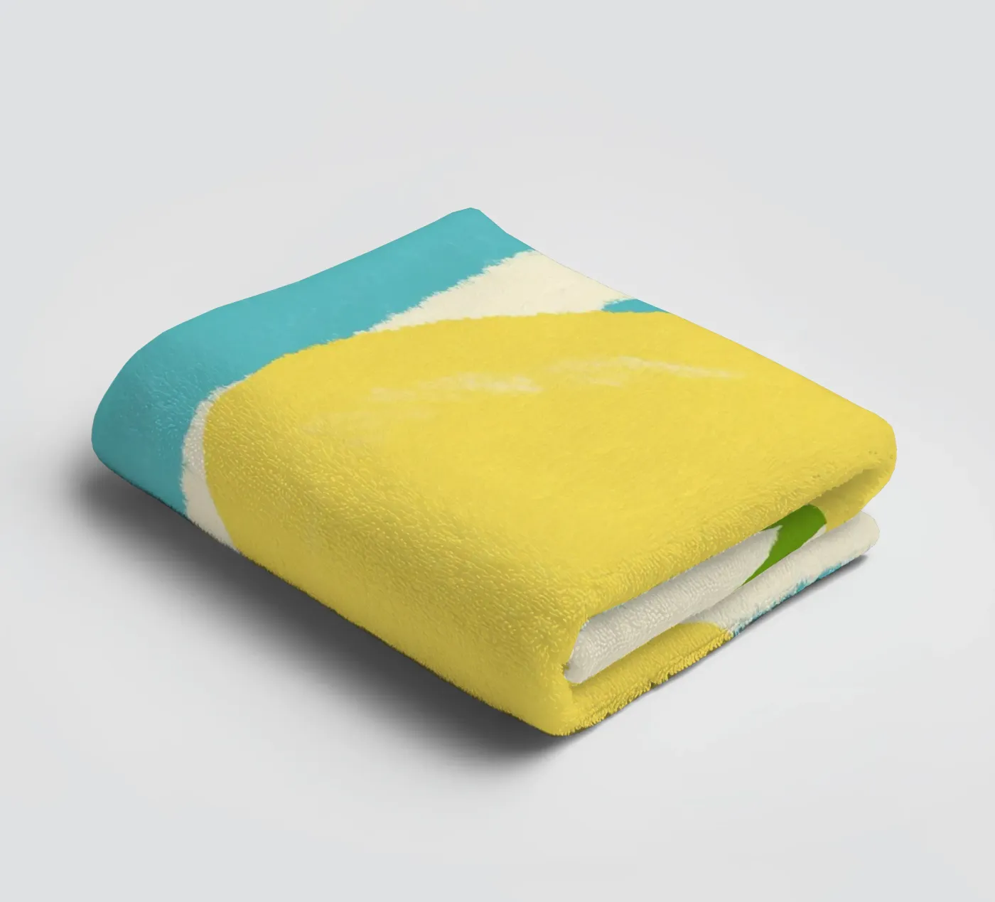 Zitrone Hellblau badhanddoek van Studio Dolci