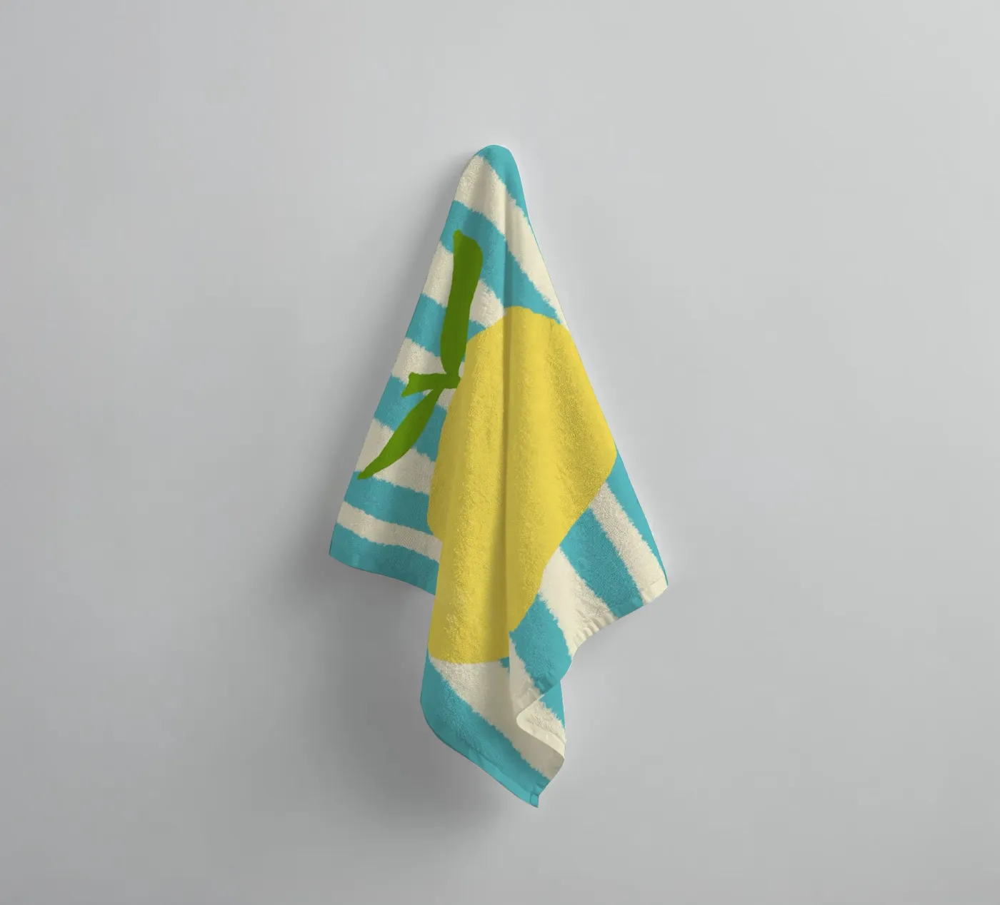 Zitrone Hellblau towel by Studio Dolci