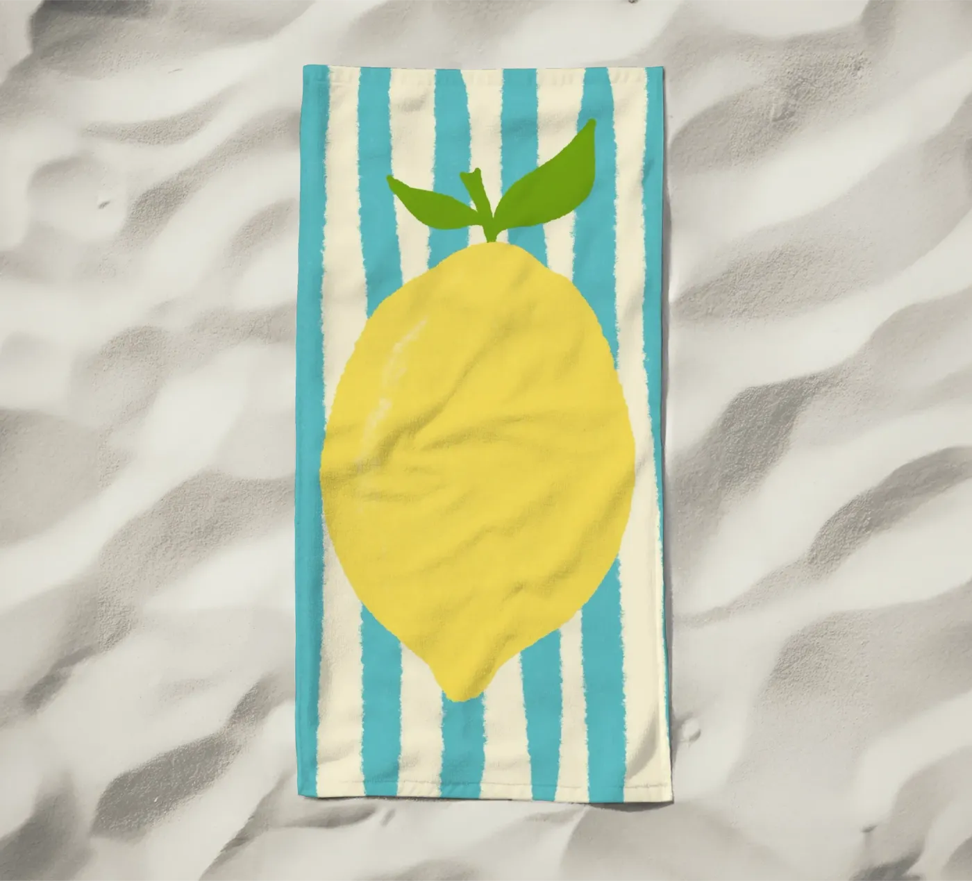 Zitrone Hellblau telo mare da Studio Dolci