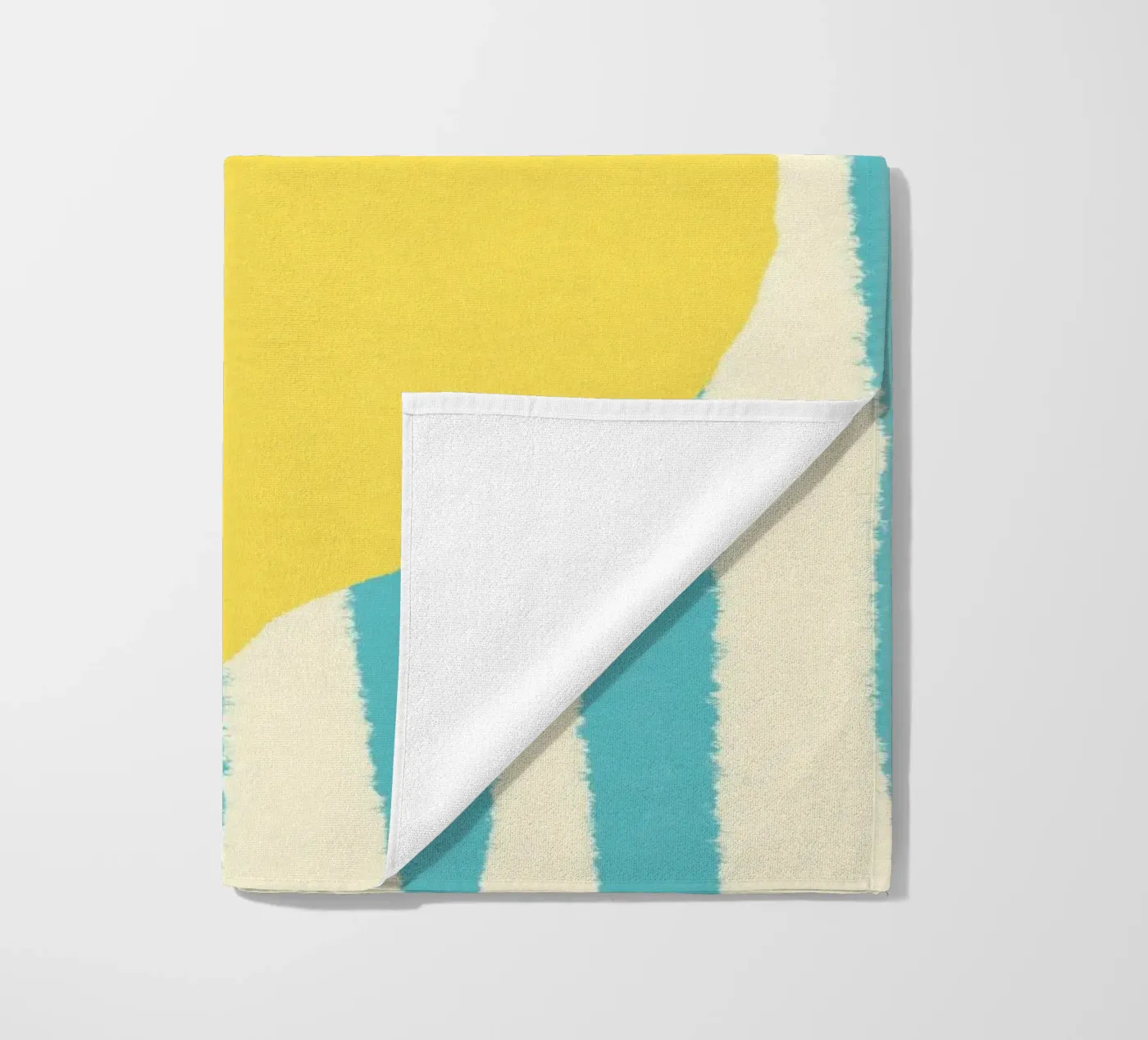 Zitrone Hellblau strandhanddoek van Studio Dolci