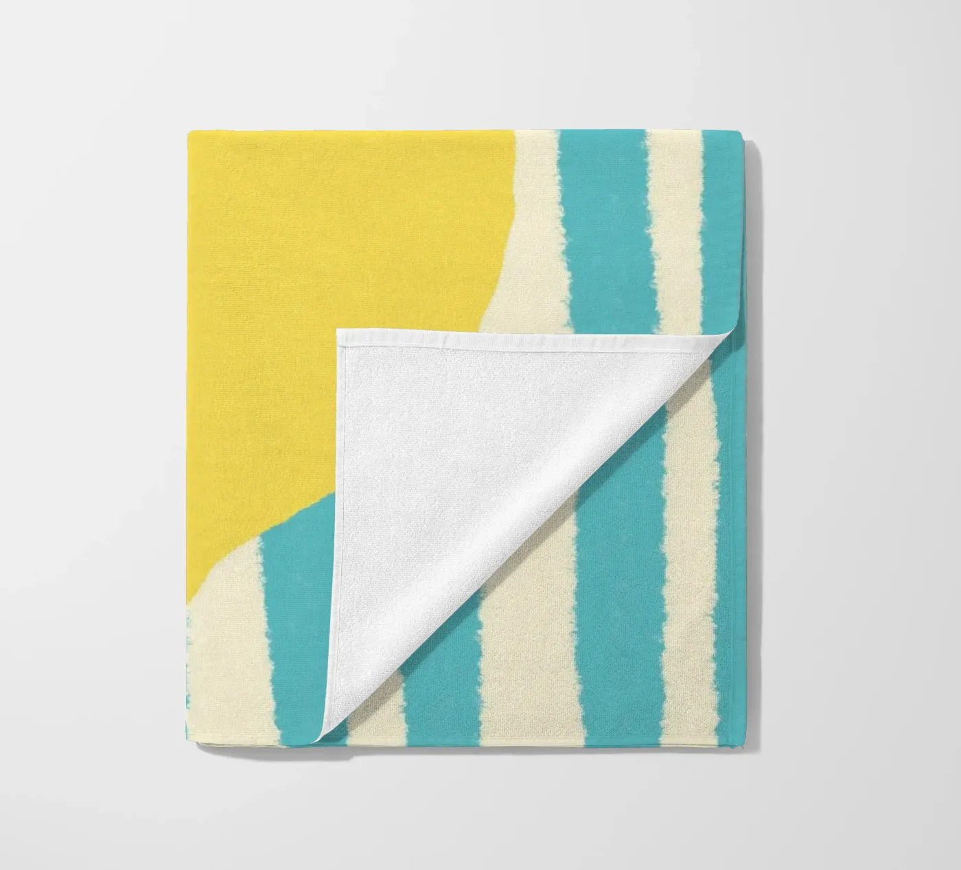 Zitrone Hellblau strandhanddoek van Studio Dolci
