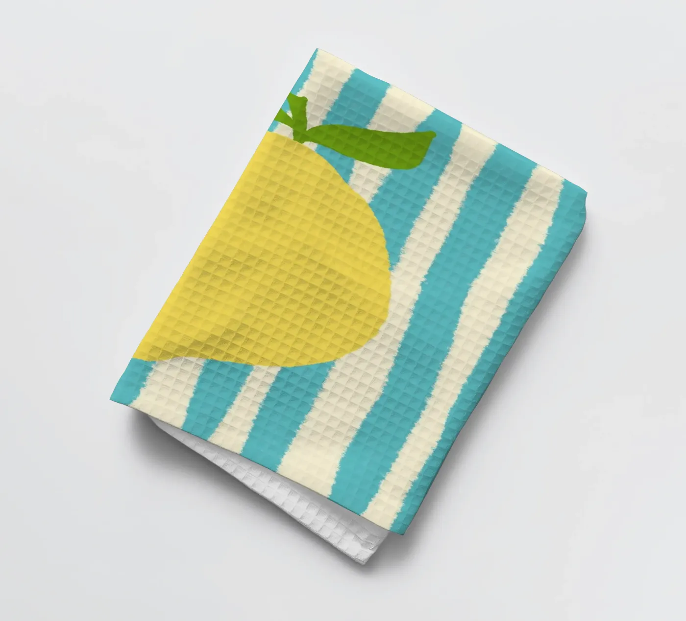 Zitrone Hellblau theedoek van Studio Dolci