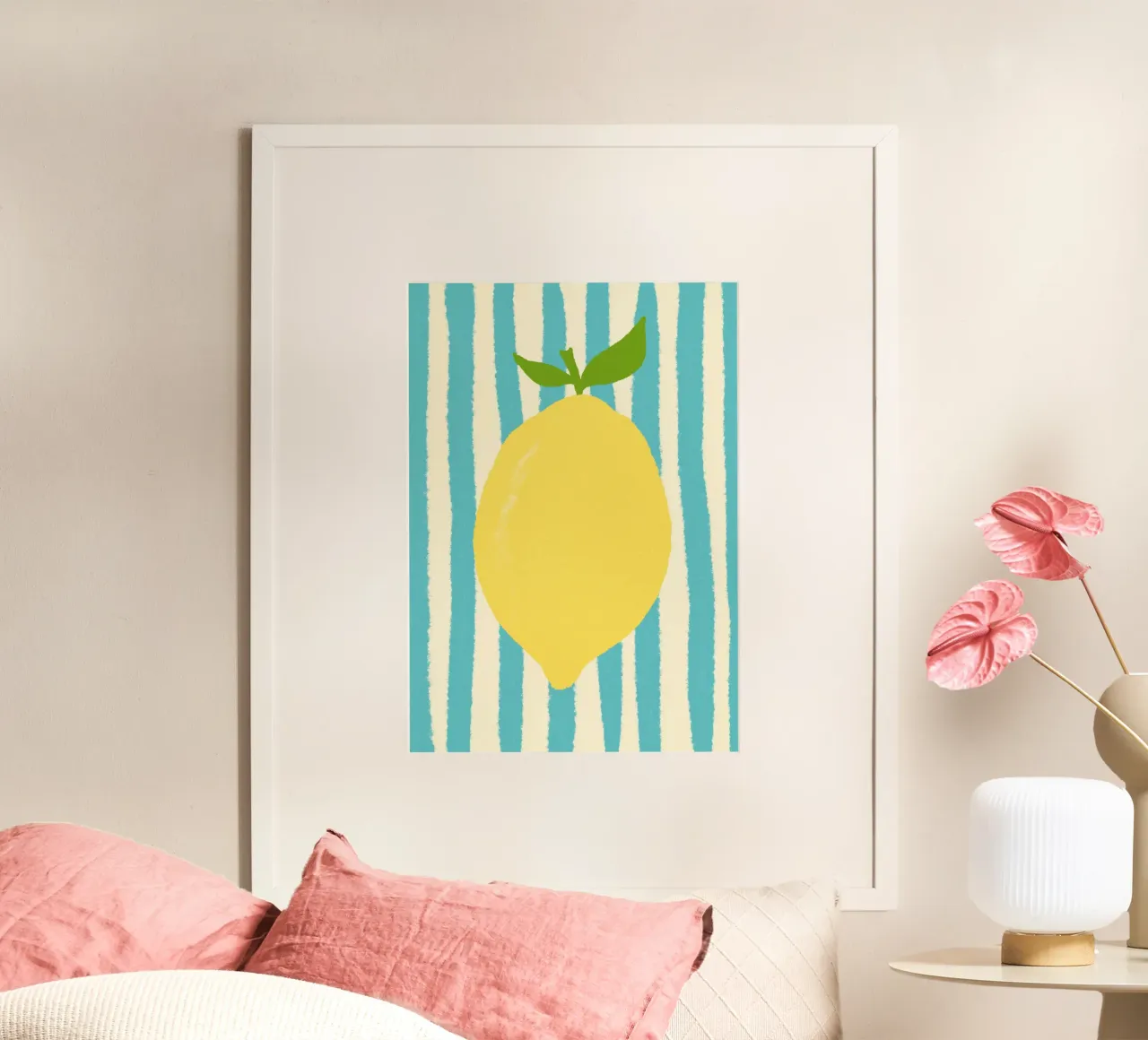 Zitrone Hellblau Hahnemühle von Studio Dolci