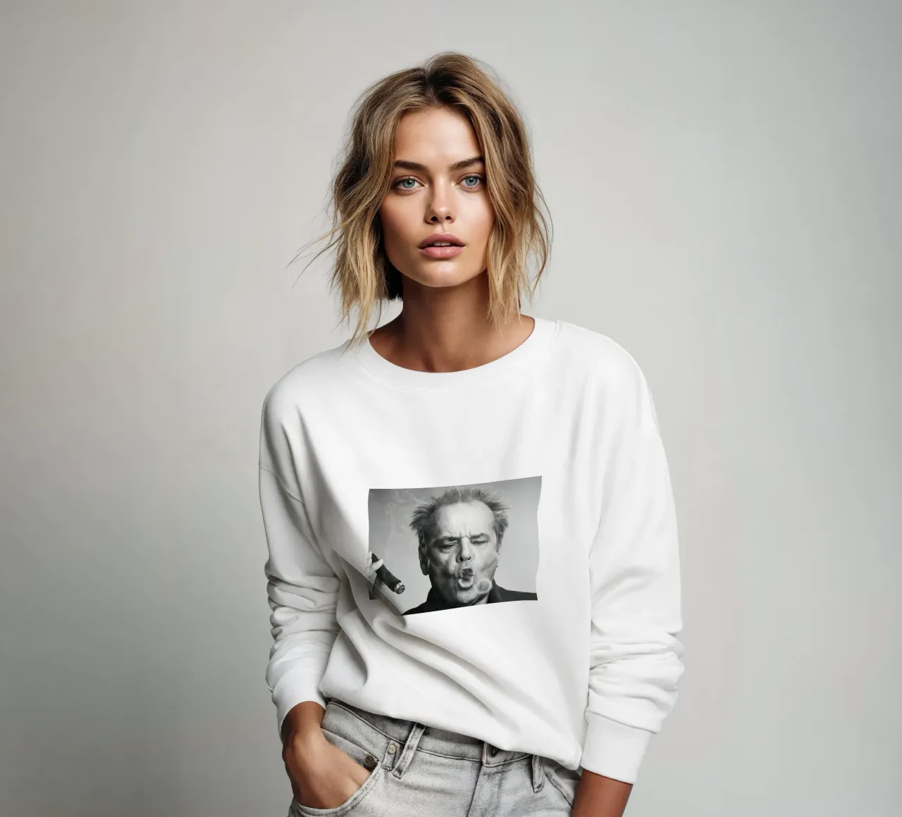 Anelli di fumo di sigaro felpa da Takeme