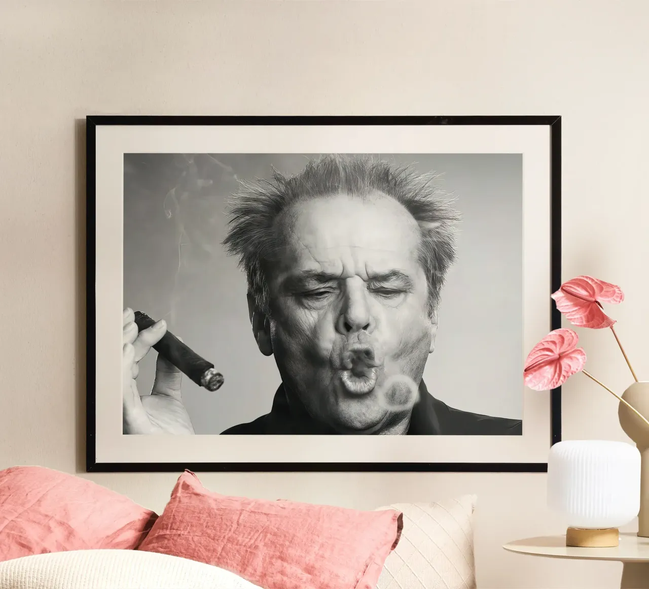 Anelli di fumo di sigaro poster da Takeme