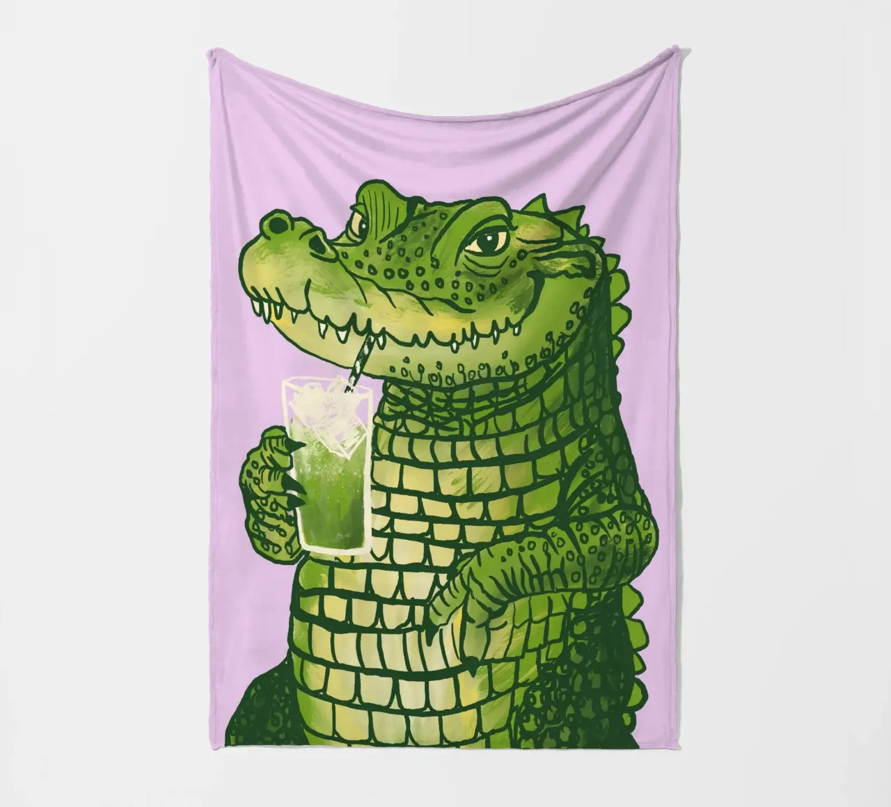 Matcha Krokodil coperta in pile da Studio Dolci
