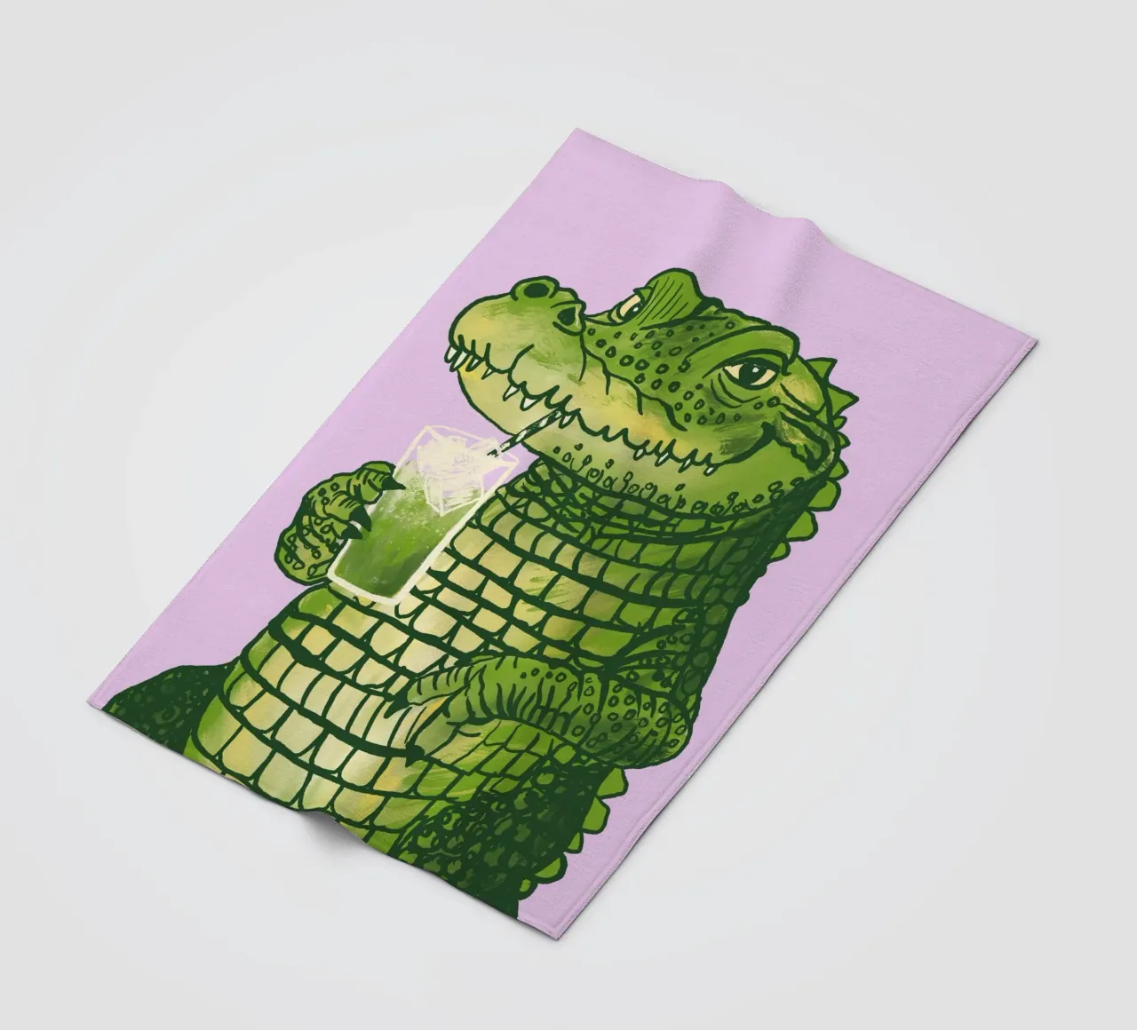 Matcha Krokodil coperta in pile da Studio Dolci