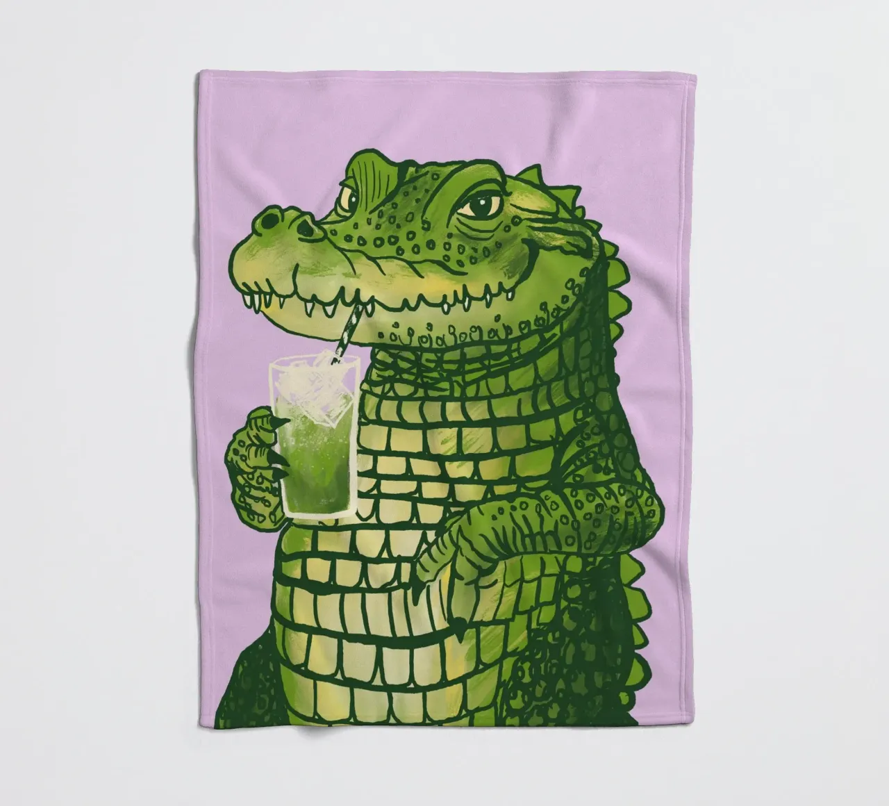 Matcha Krokodil coperta in pile da Studio Dolci