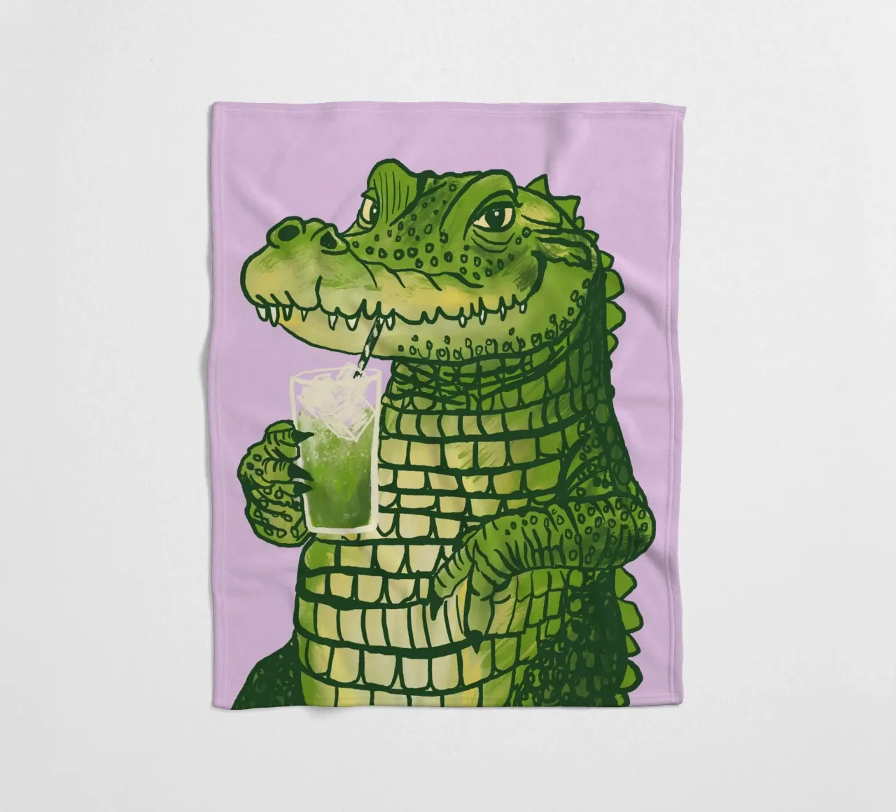Matcha Krokodil coperta in pile da Studio Dolci
